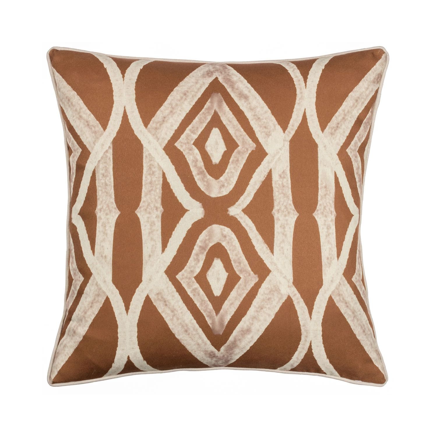 WYDLER CAPE IKAT RUST 50x50 Cushion