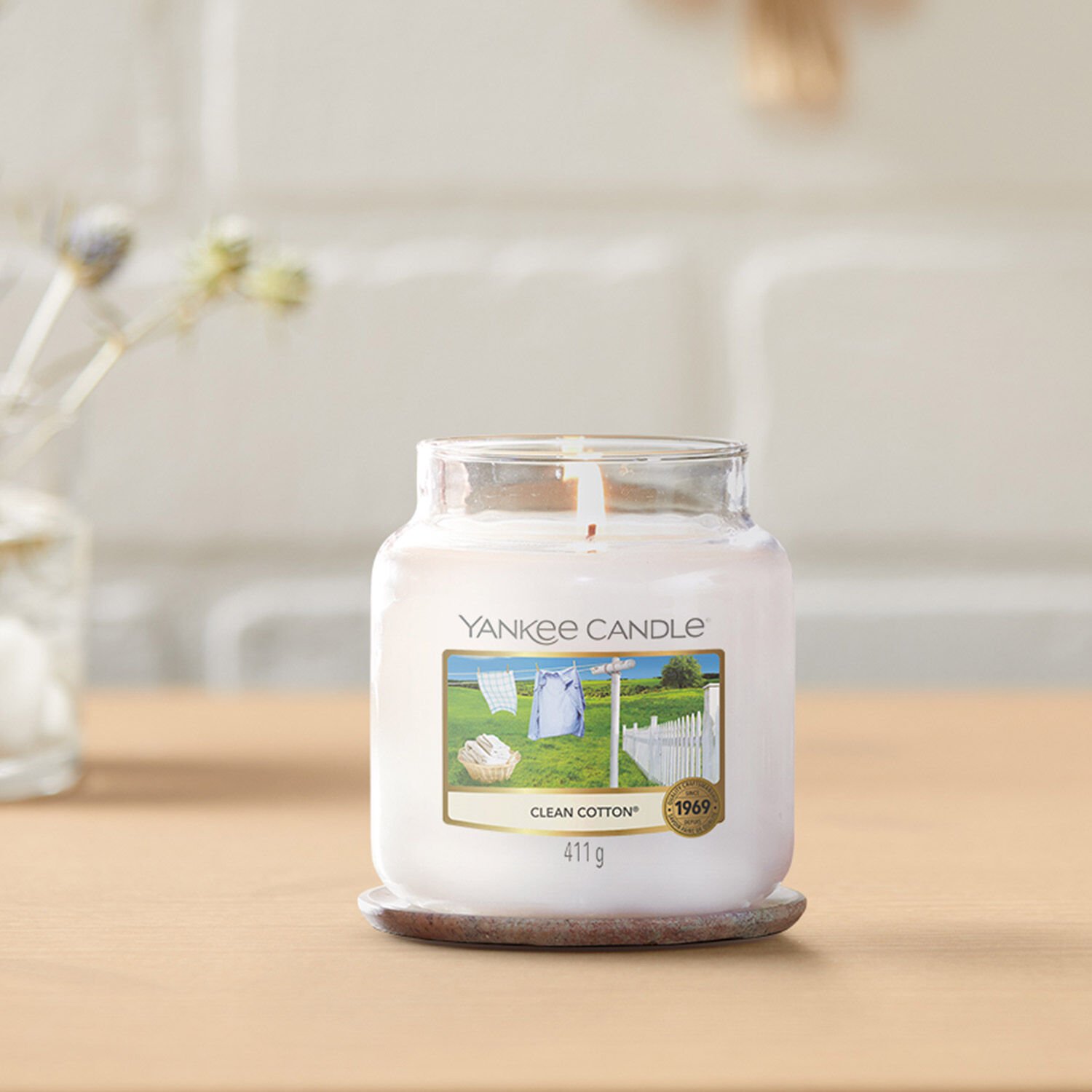 Yankee Candle Clean Cotton Medium Jar