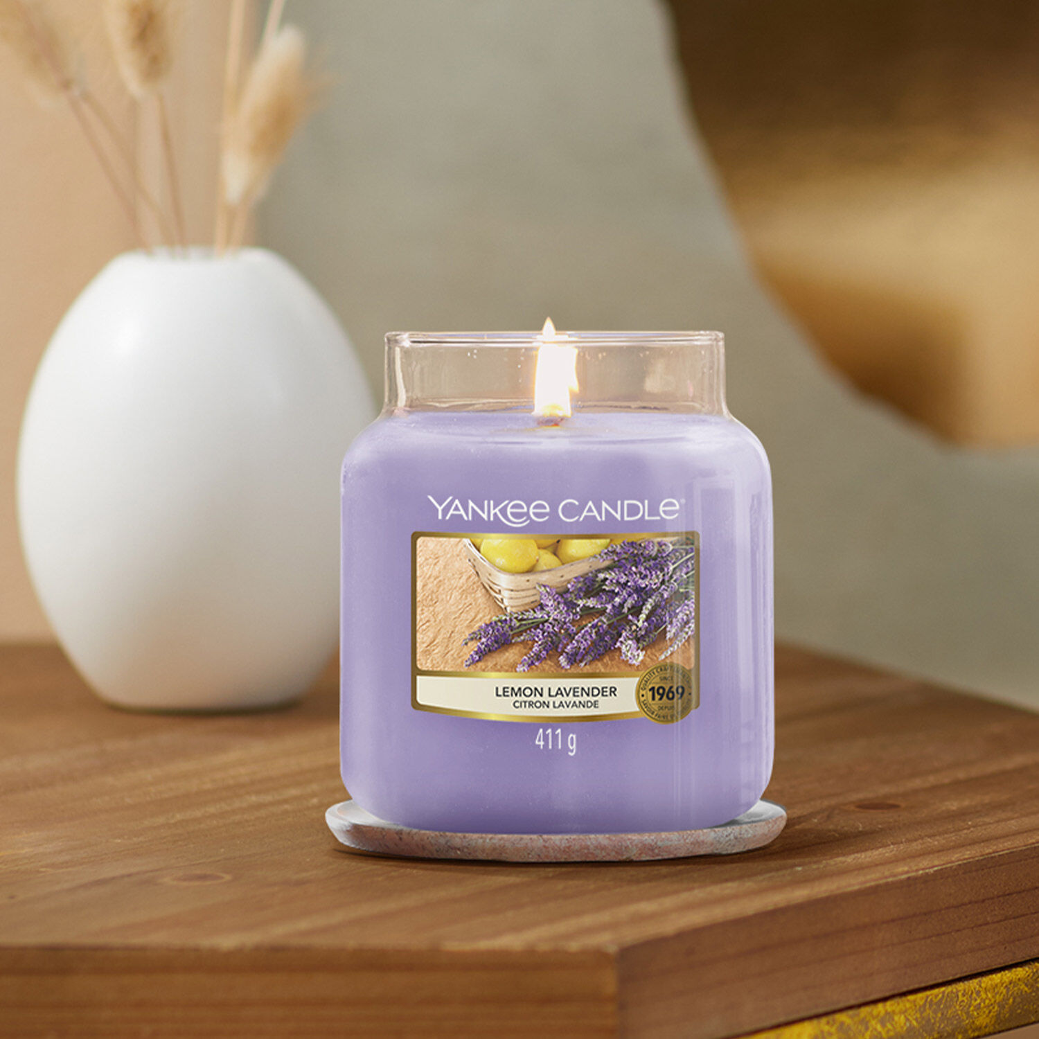 Yankee Candle Lemon Lavender Medium Jar