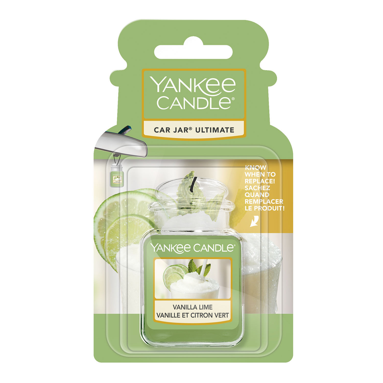 Yankee Candle Vanilla Lime Car Jar