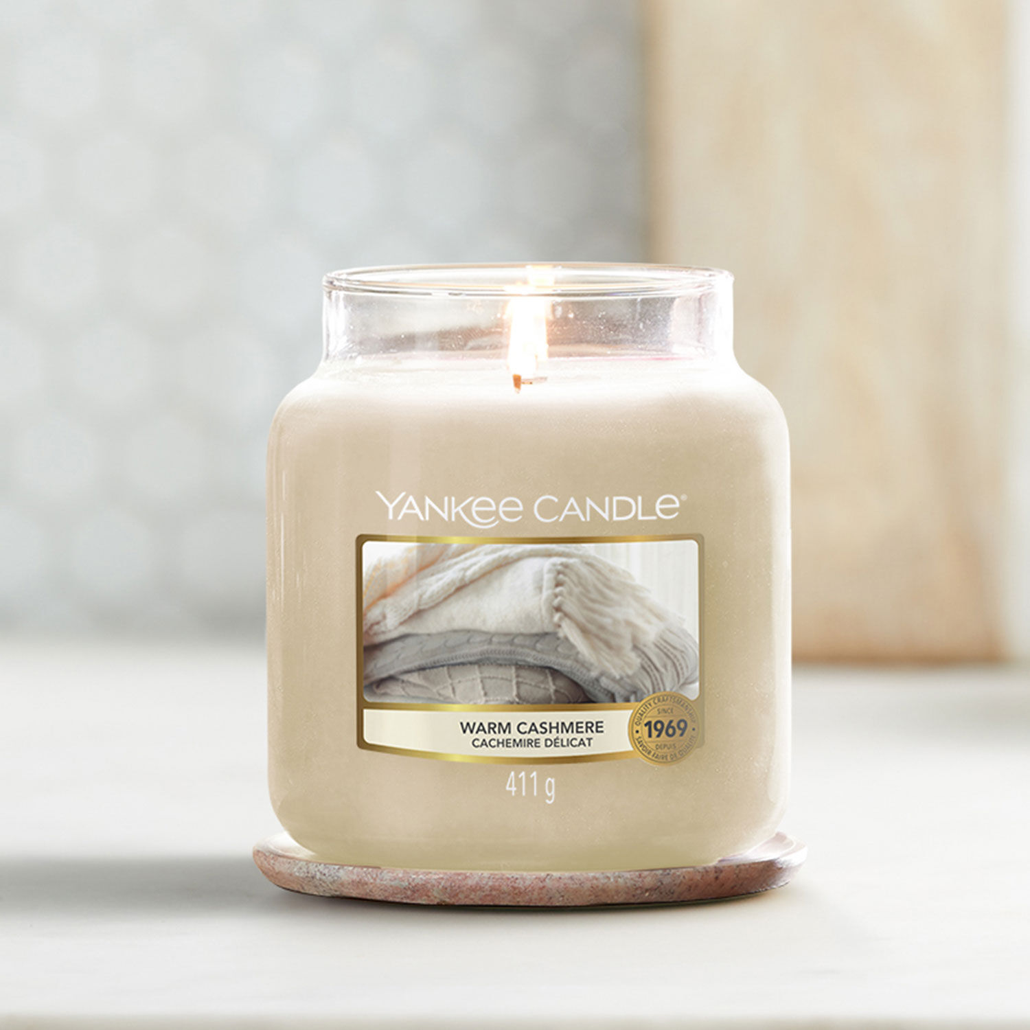 Yankee Candle Warm Cashmere Medium Jar