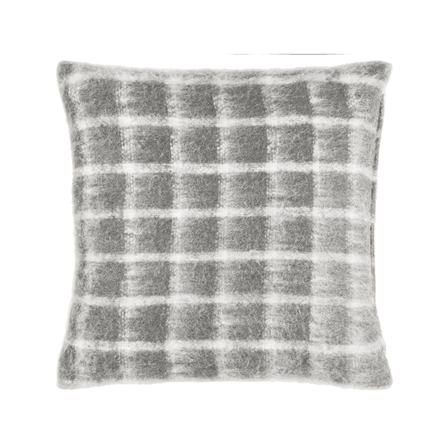 YARD YARROW MOHAIR GREY 45x45 Cushion