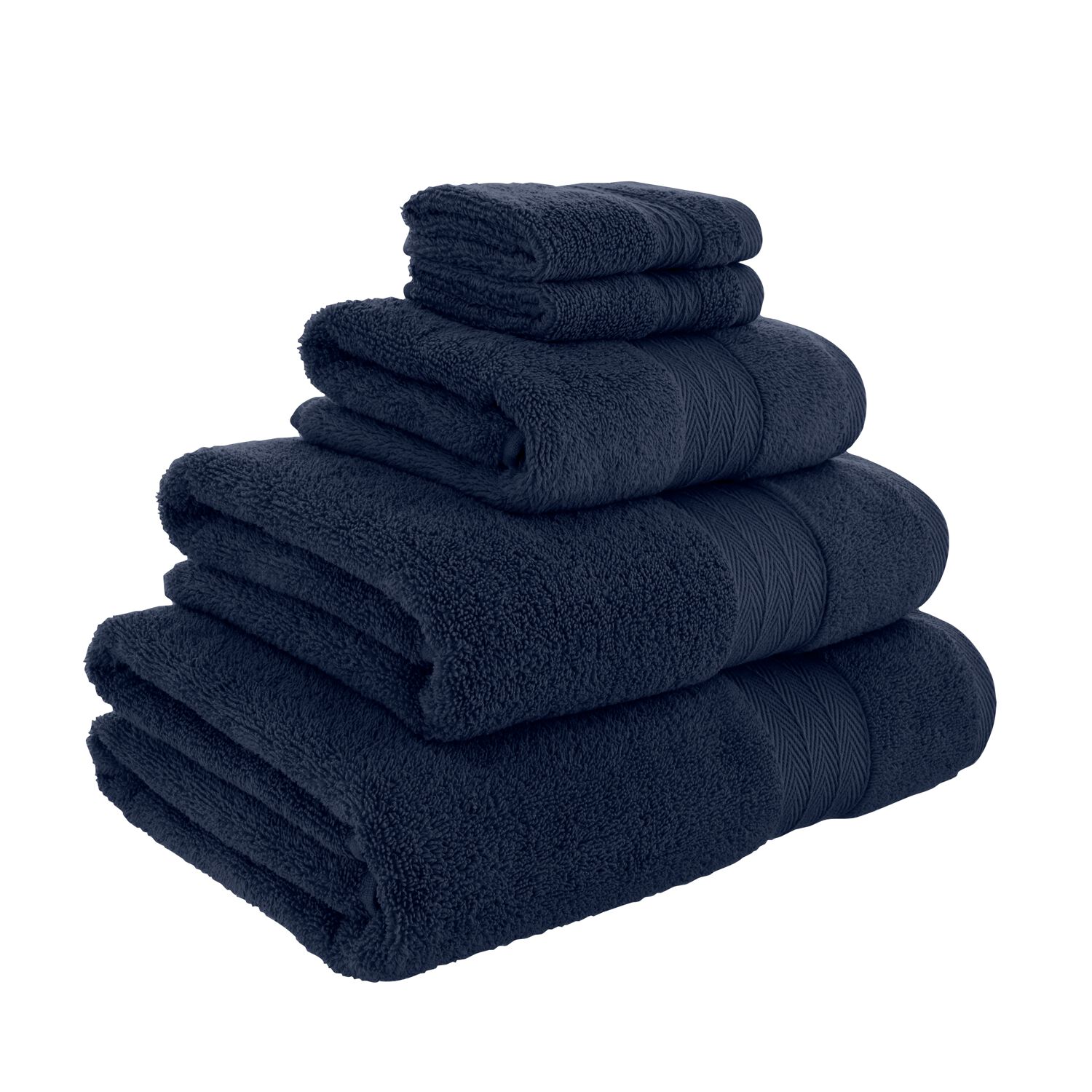 450GSM ZERO TWIST NAVY 100x150 Bath Sheet