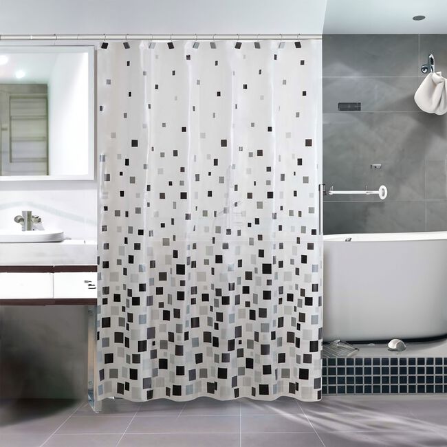 PEVA Mosaic Shower Curtain