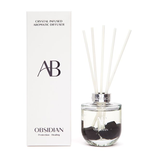 Aromabotanical Crystal Obsidian Reed Diffuser