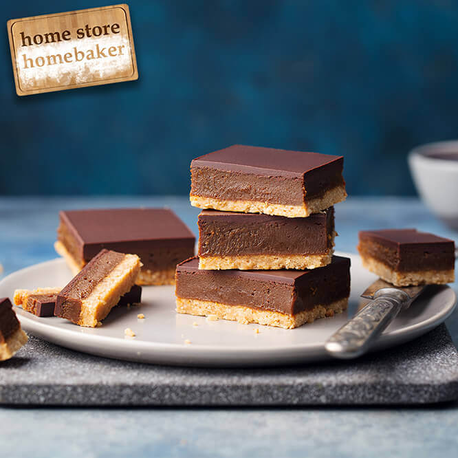 Vegan Friendly No Bake Millionaire Shortbread