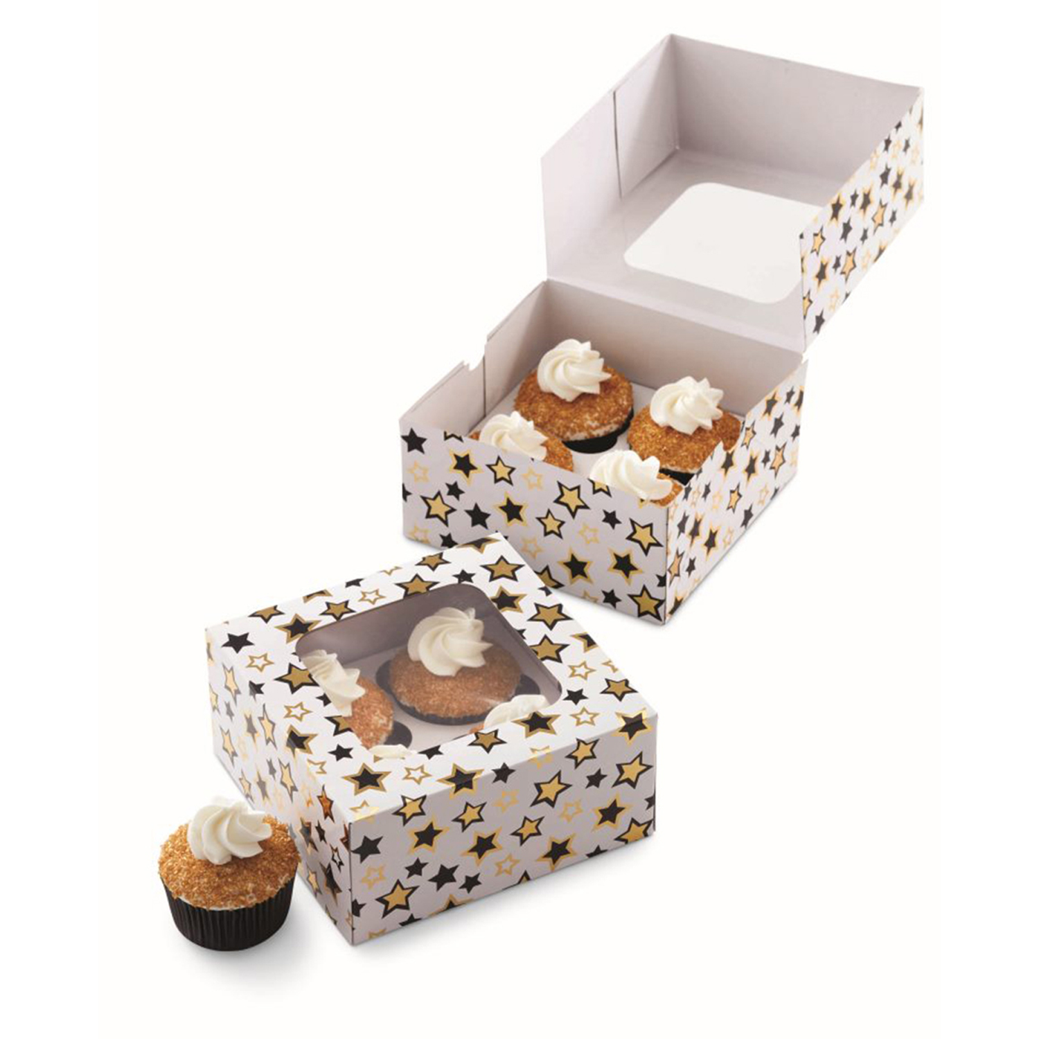 wilton stars cup cake