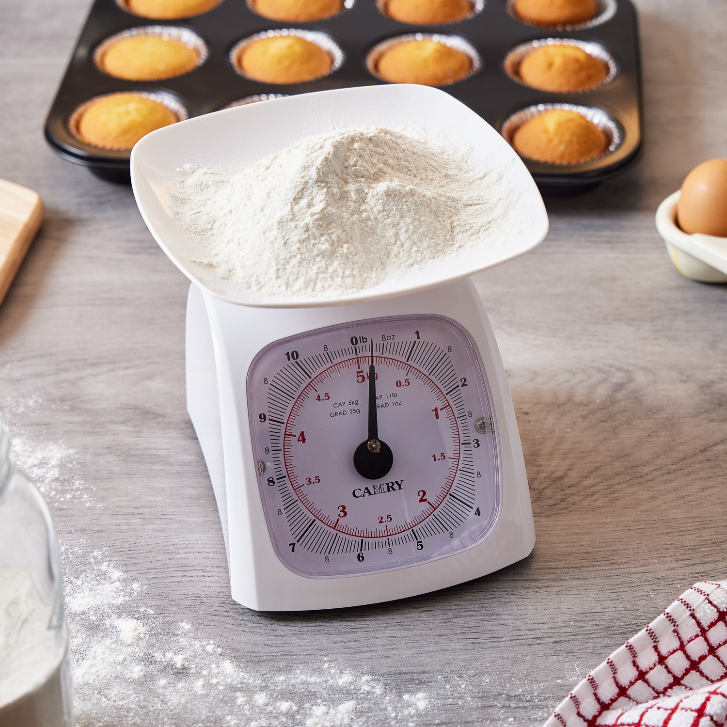 Camry Mechanical White Kitchen Scale Home Store + More