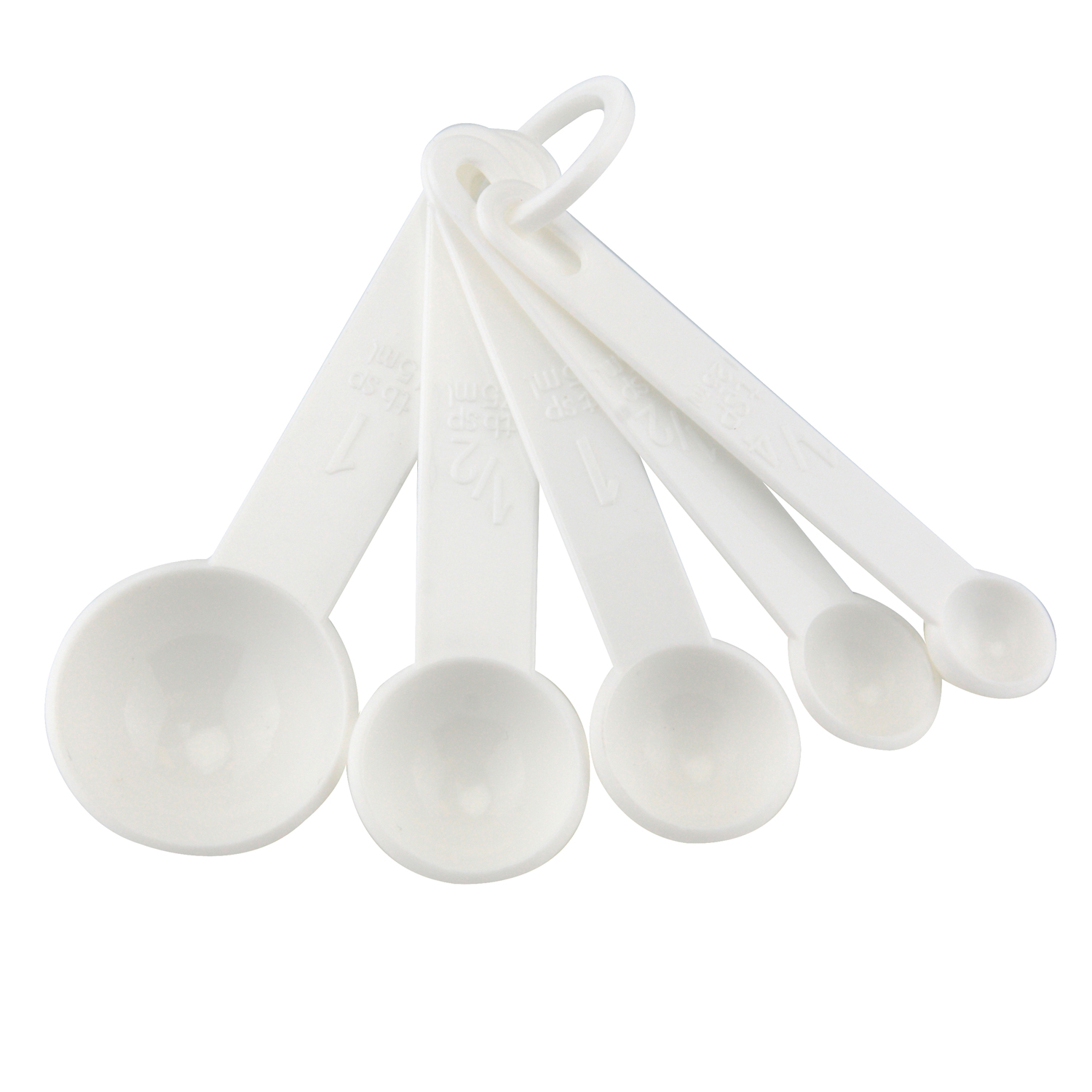 Apollo 5 White Measuring Spoons - Home Store + More