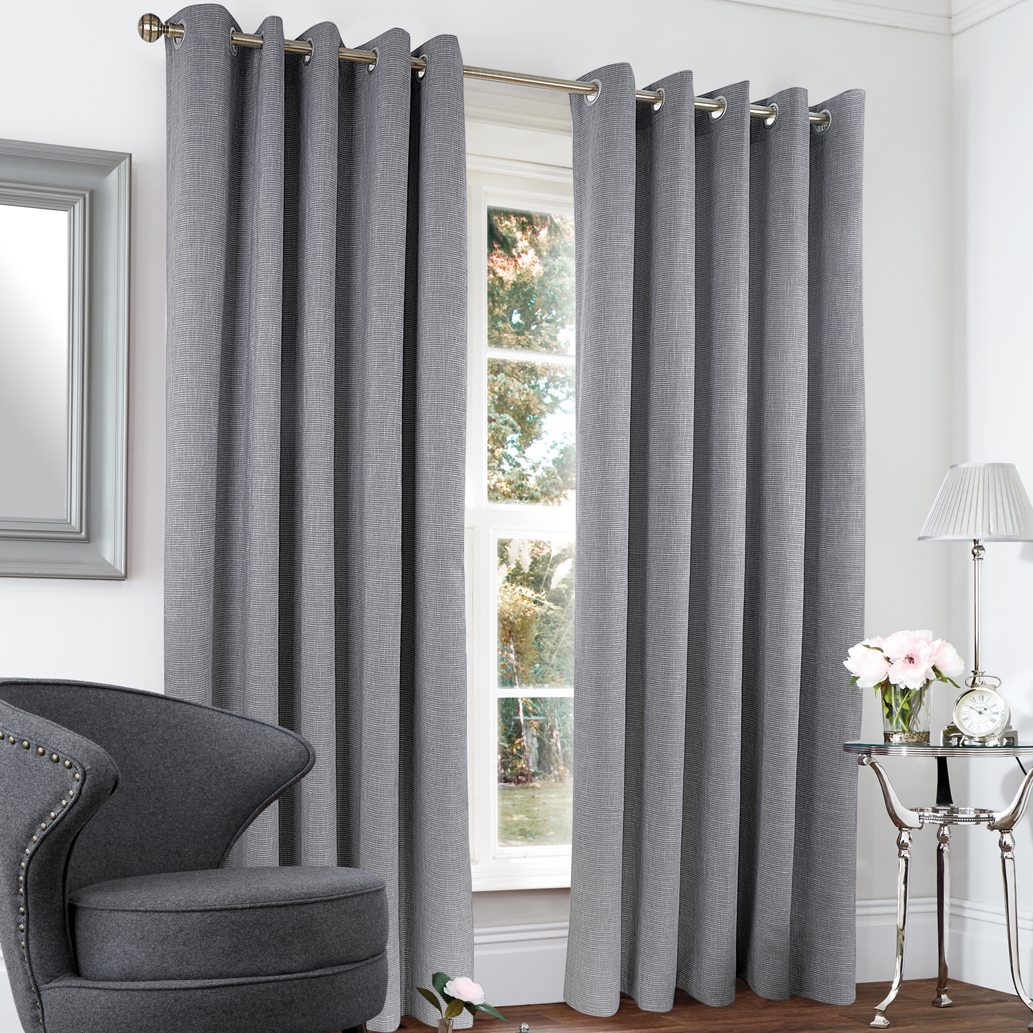 Blackout & Thermal Basketweave Curtains Home Store + More