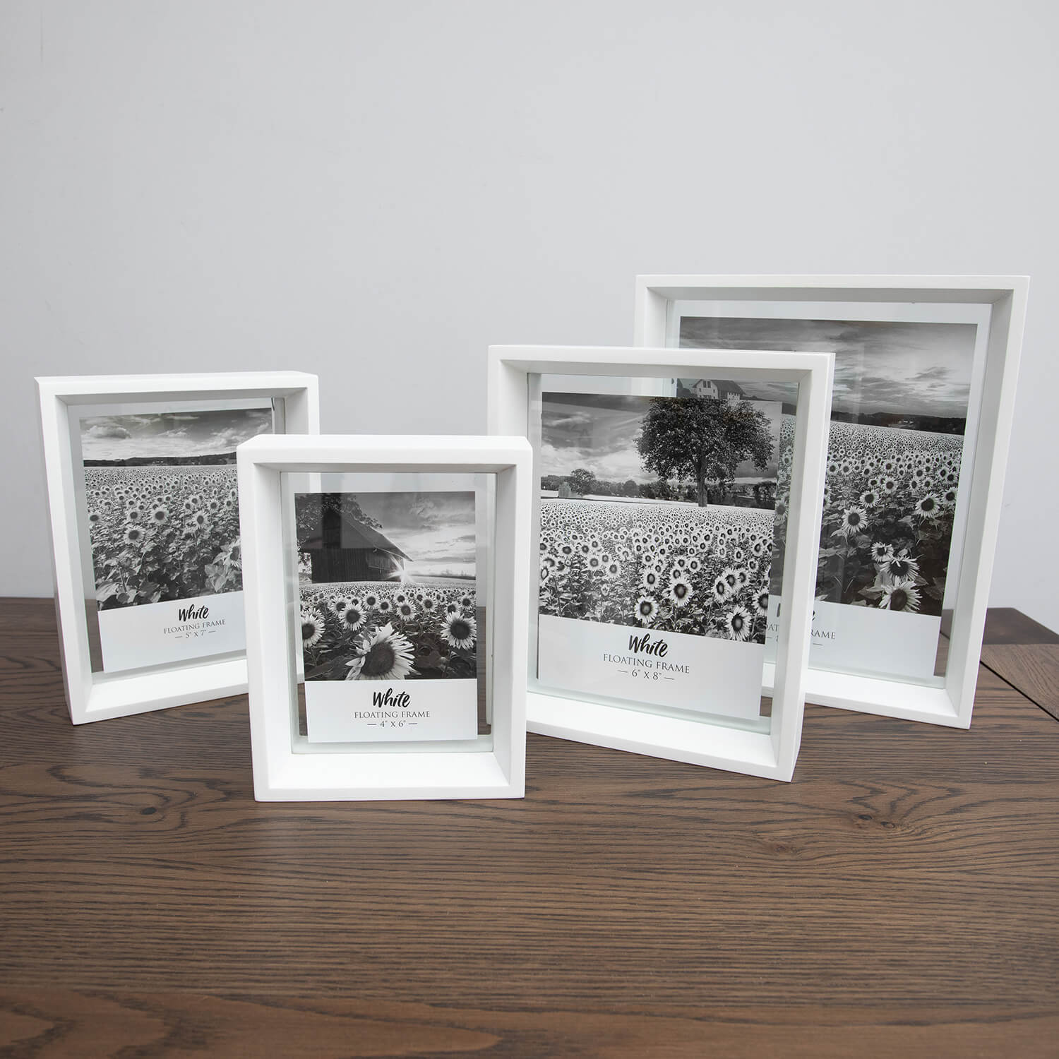 Floating Matt Frame 8x10 White Home Store + More
