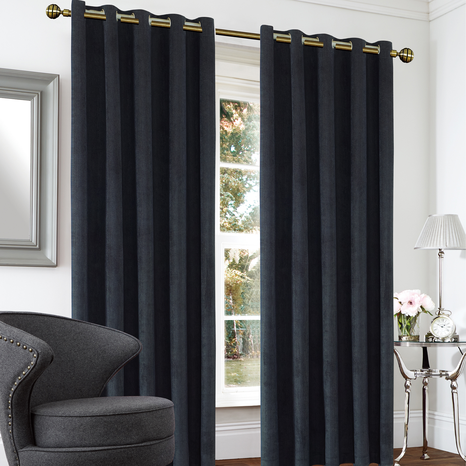 Blackout & Thermal Herringbone Curtains - Home Store + More