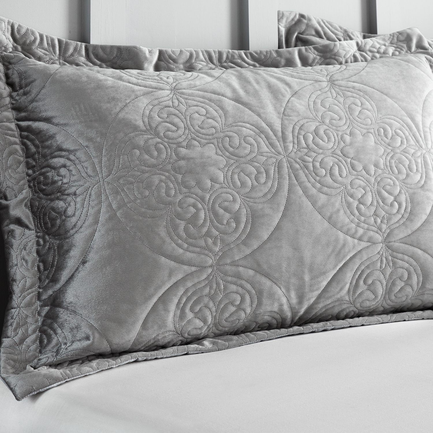 Download Mandala Pillowshams 50x75cm - Silver - Home Store + More