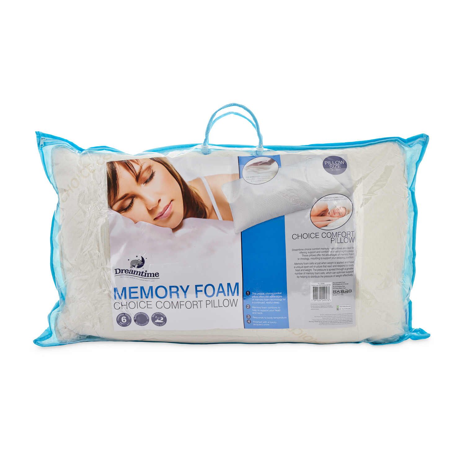 Comfort Choice Memory Foam Pillow Home Store More