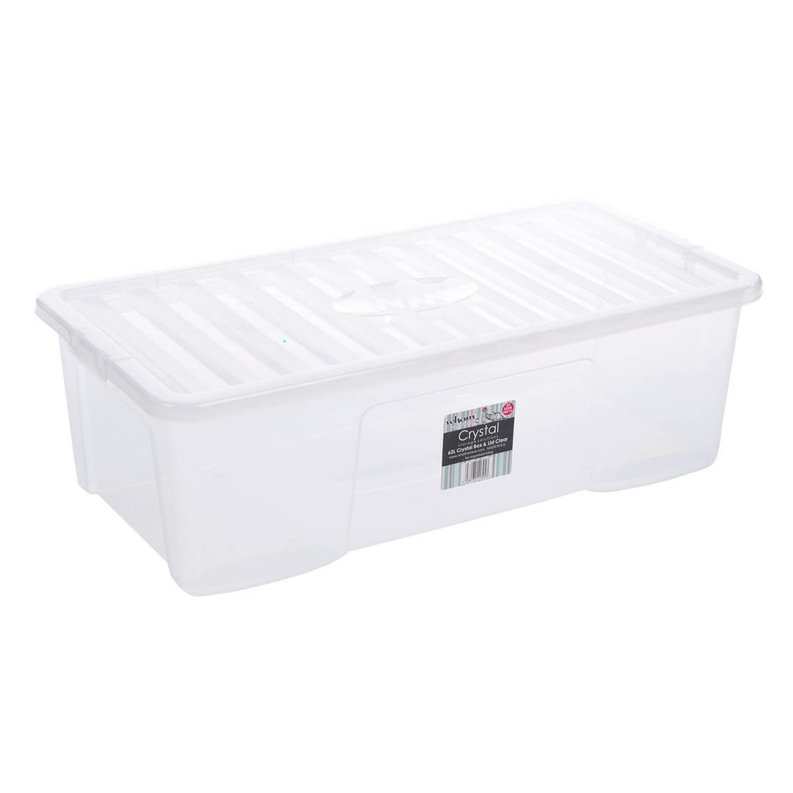 Crystal Clear Box with Lid 62 Litres Home Store + More