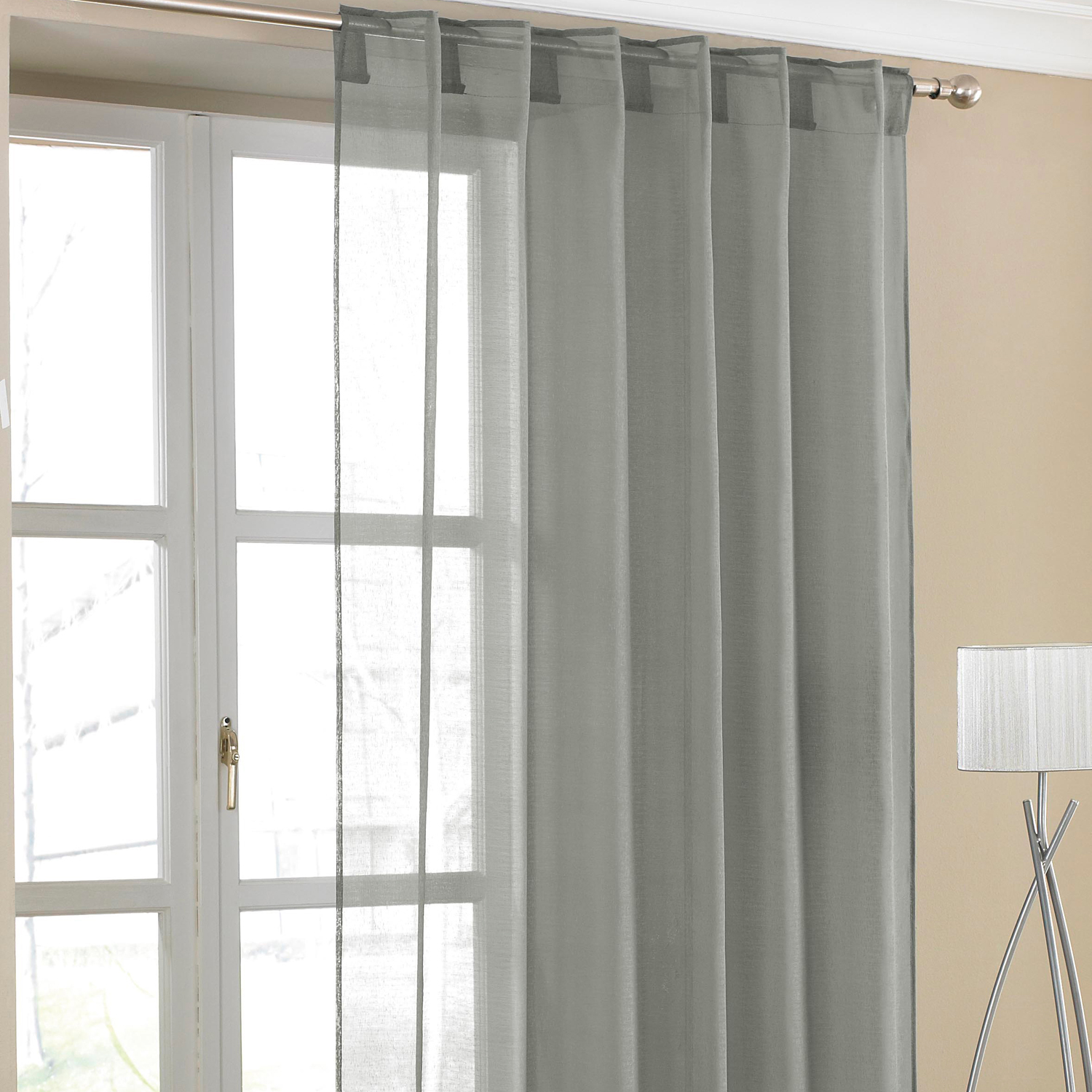 Voile Curtain Panel Amber Home Store More