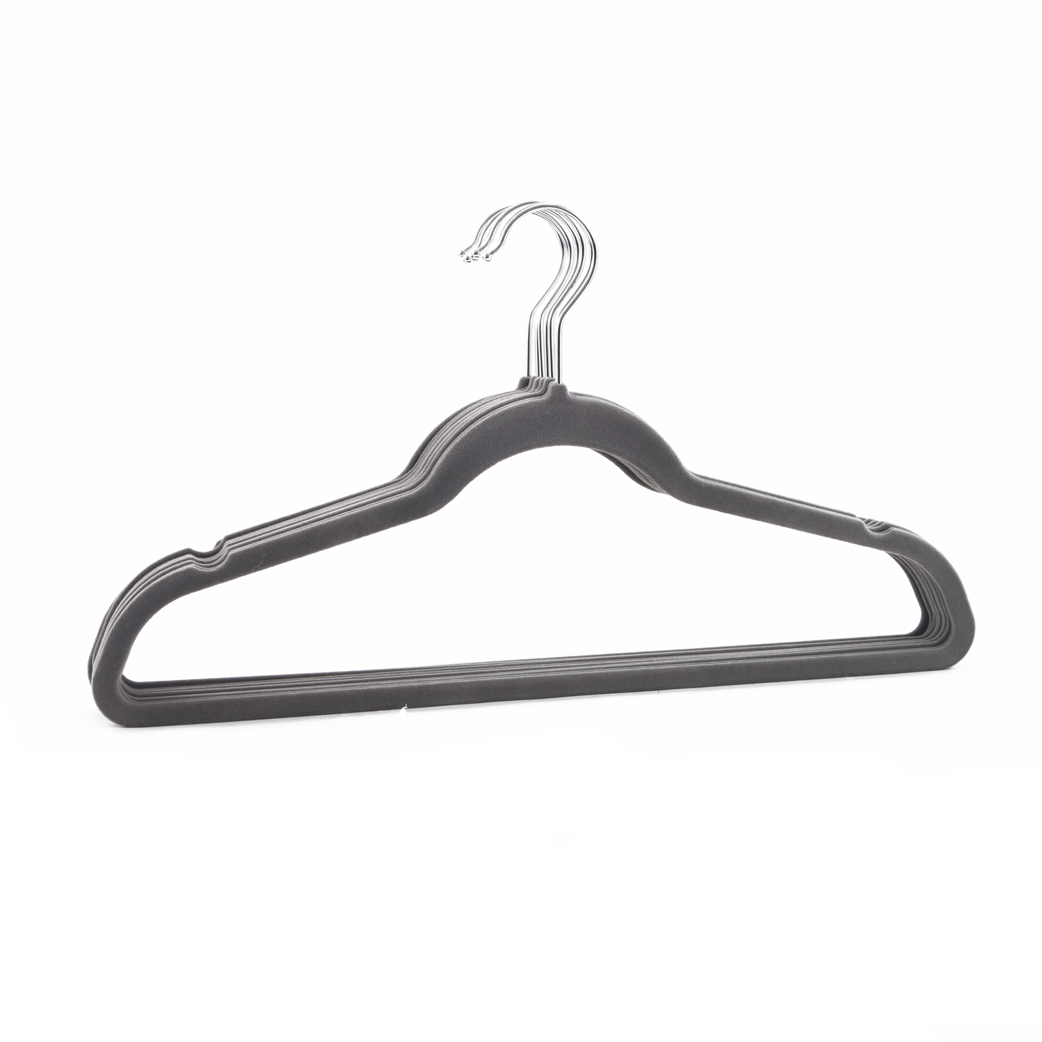 Skinny Velvet Hangers 10 Pack Grey Home Store + More