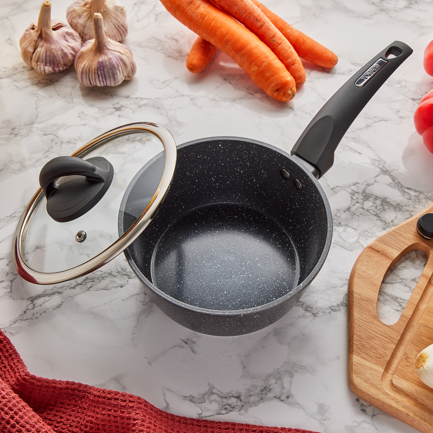 Tower Cerastone Saucepan 18cm Home Store + More