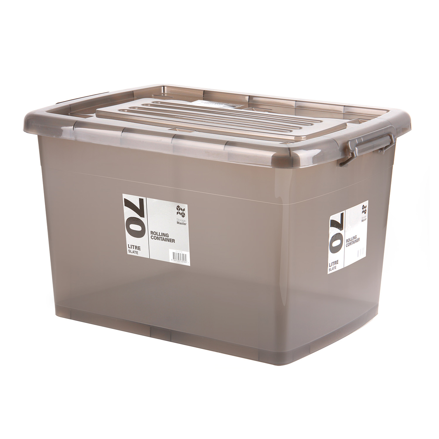 Rolling Storage Container 70L Slate Home Store + More