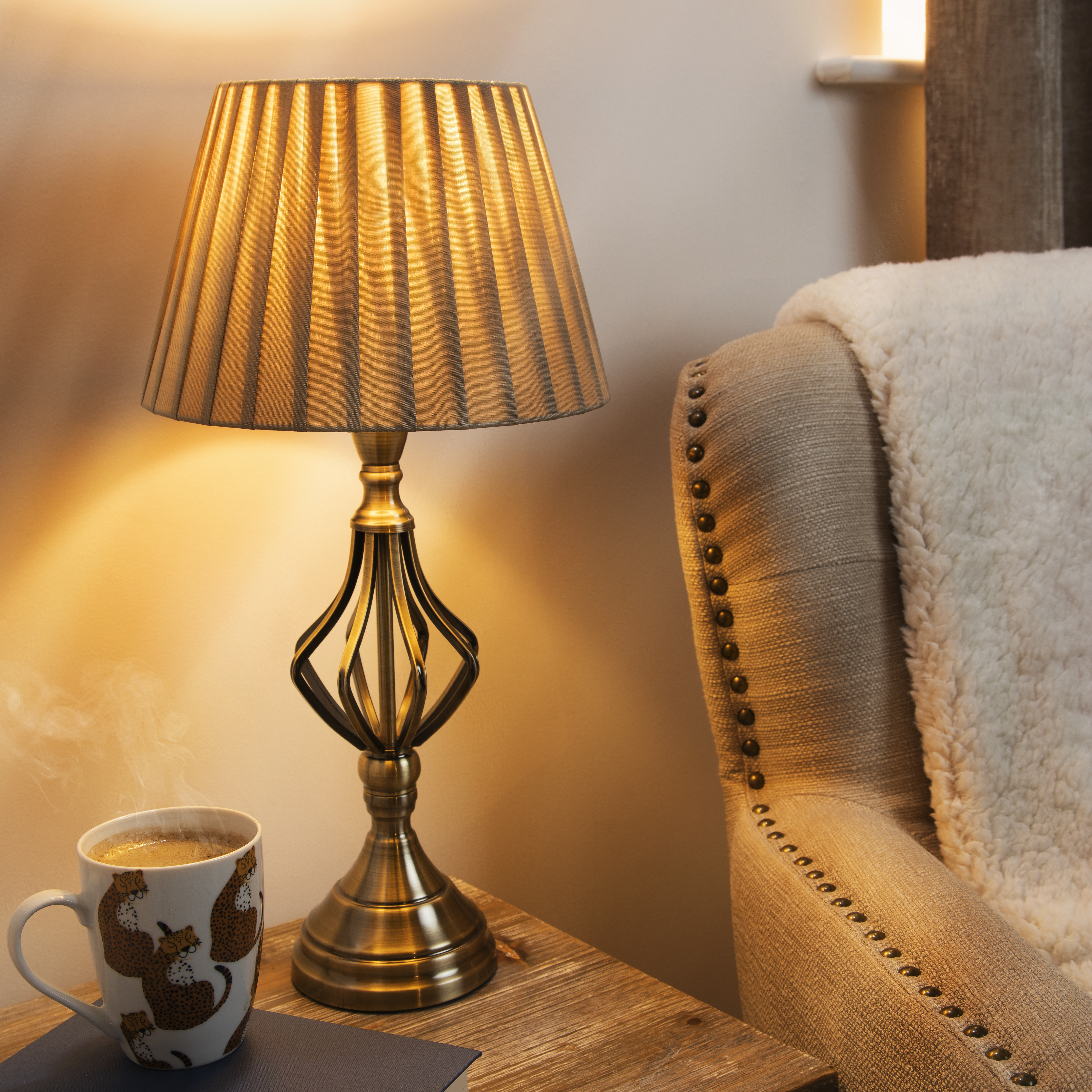 Antique Brass Twists Metal Lamp Home More Images Antique Brass Twists Metal Lamp