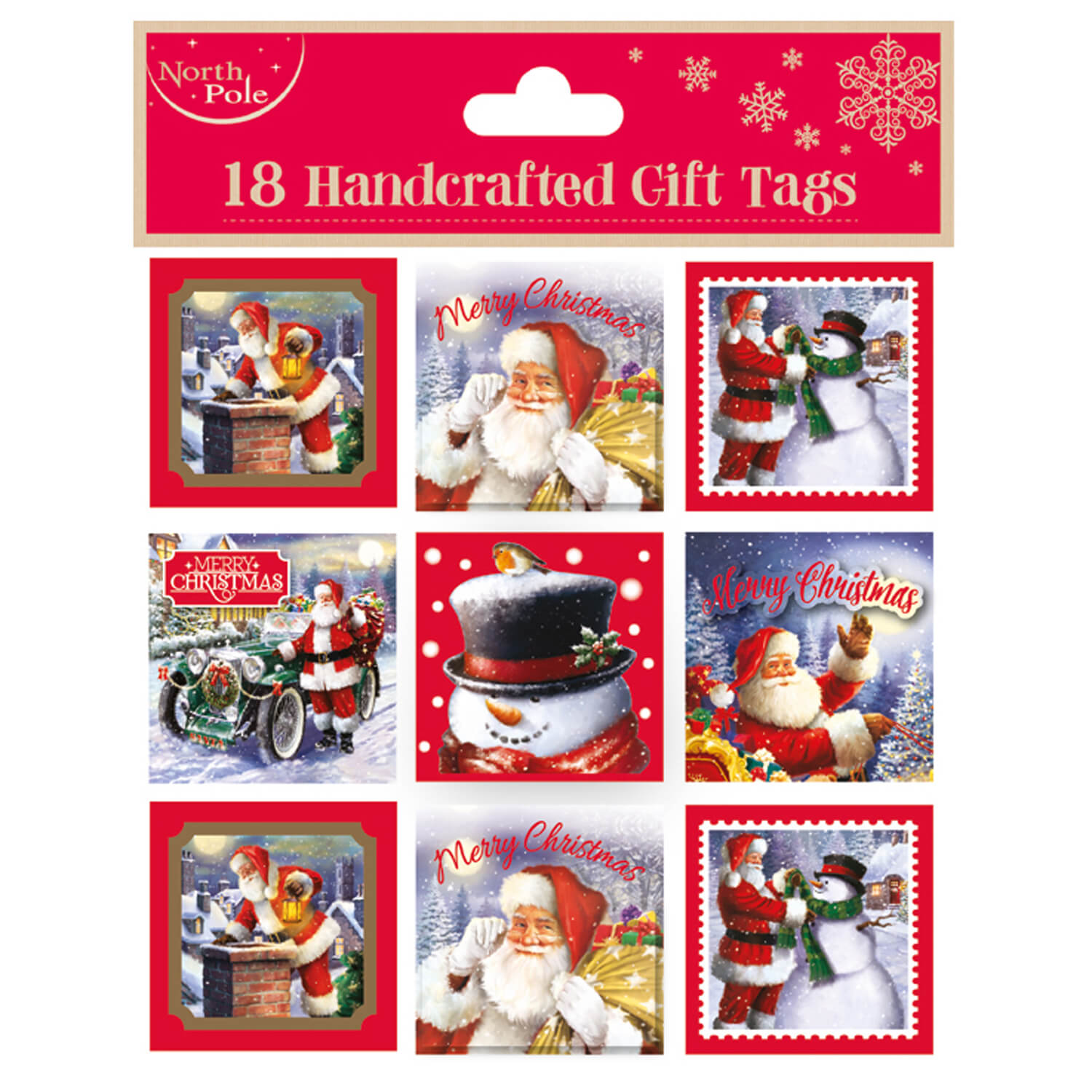 santa christmas gift tags 18 pack 072392 christmas gift tags from santa