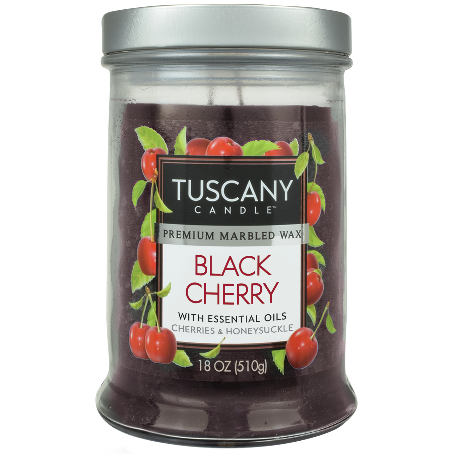 Tuscany 18oz Candle Black Cherry Home Store + More