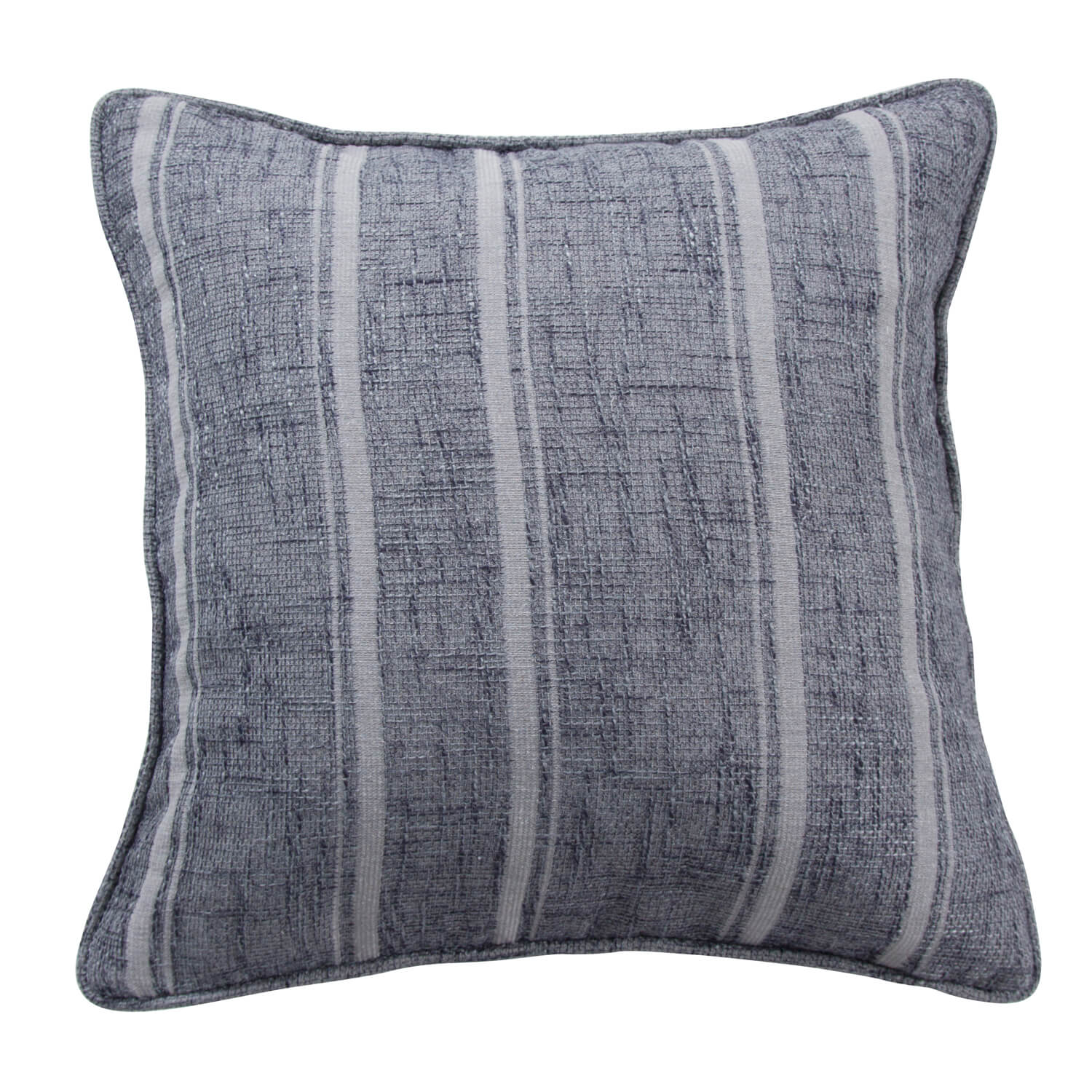 Piper Stripe Grey Cushion 45cm x 45cm Home Store + More