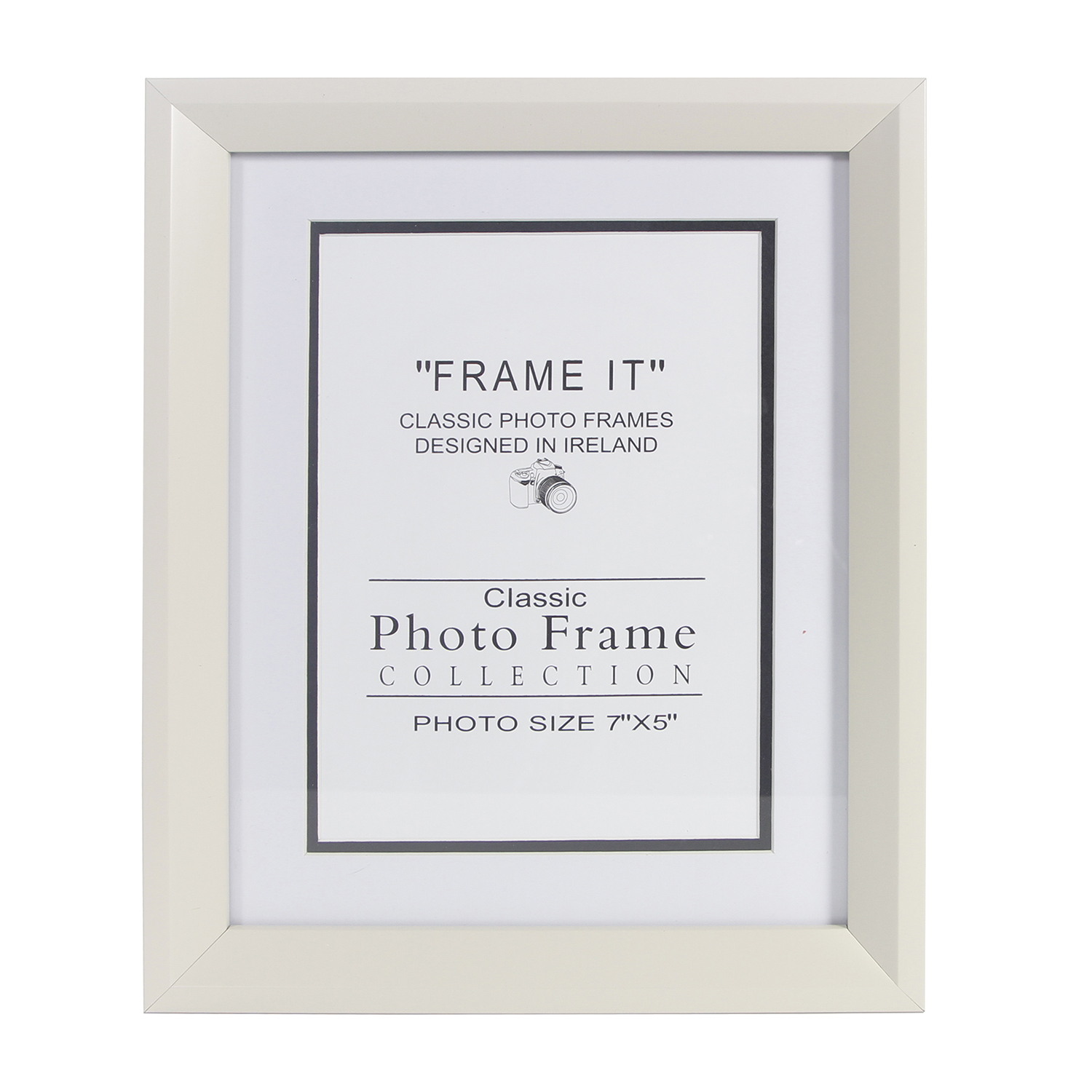 Cream Photo Frame 5" x 7" Home Store + More