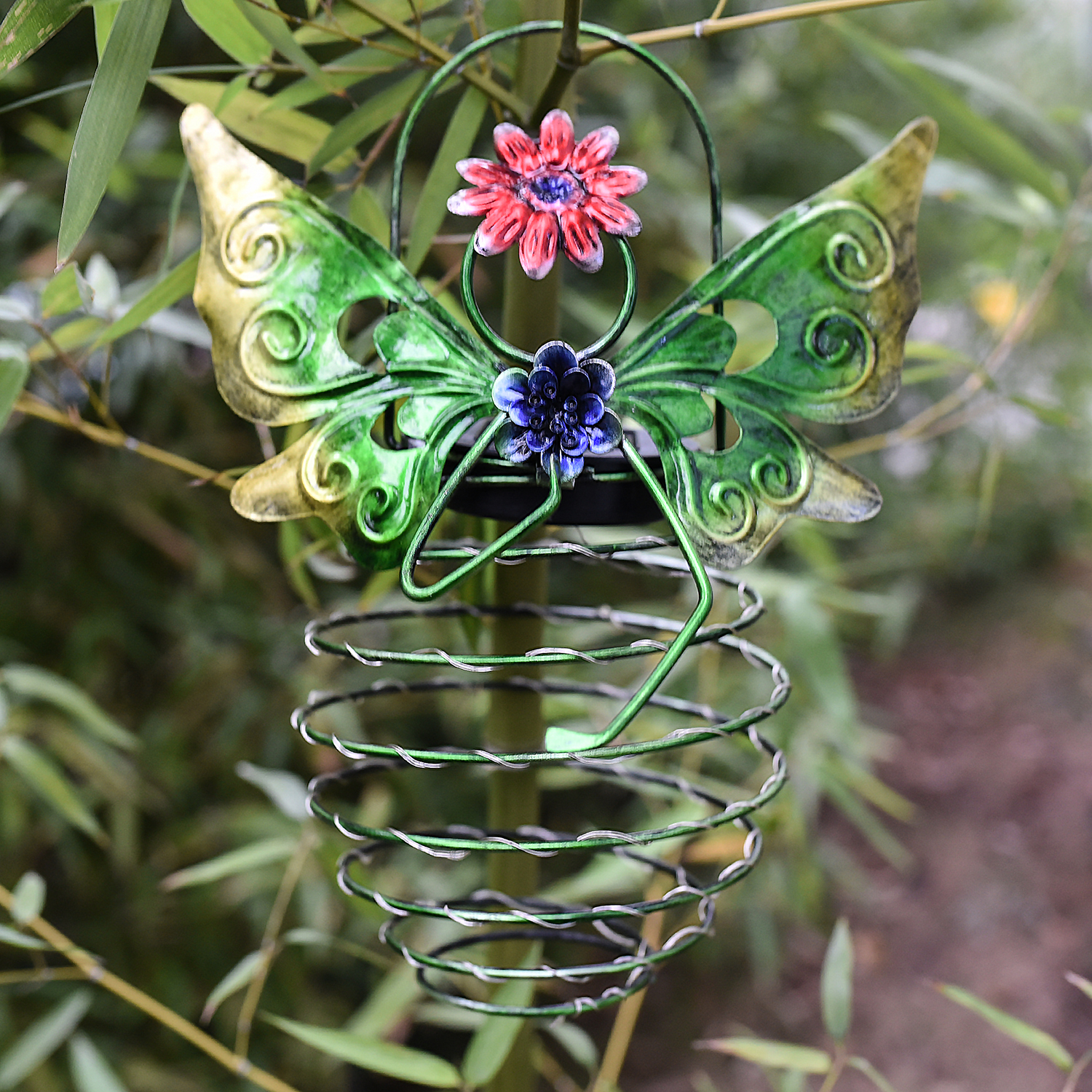 Butterfly Spiral Solar Lantern Home Store + More Butterfly Spiral Solar Lantern Home Store + More