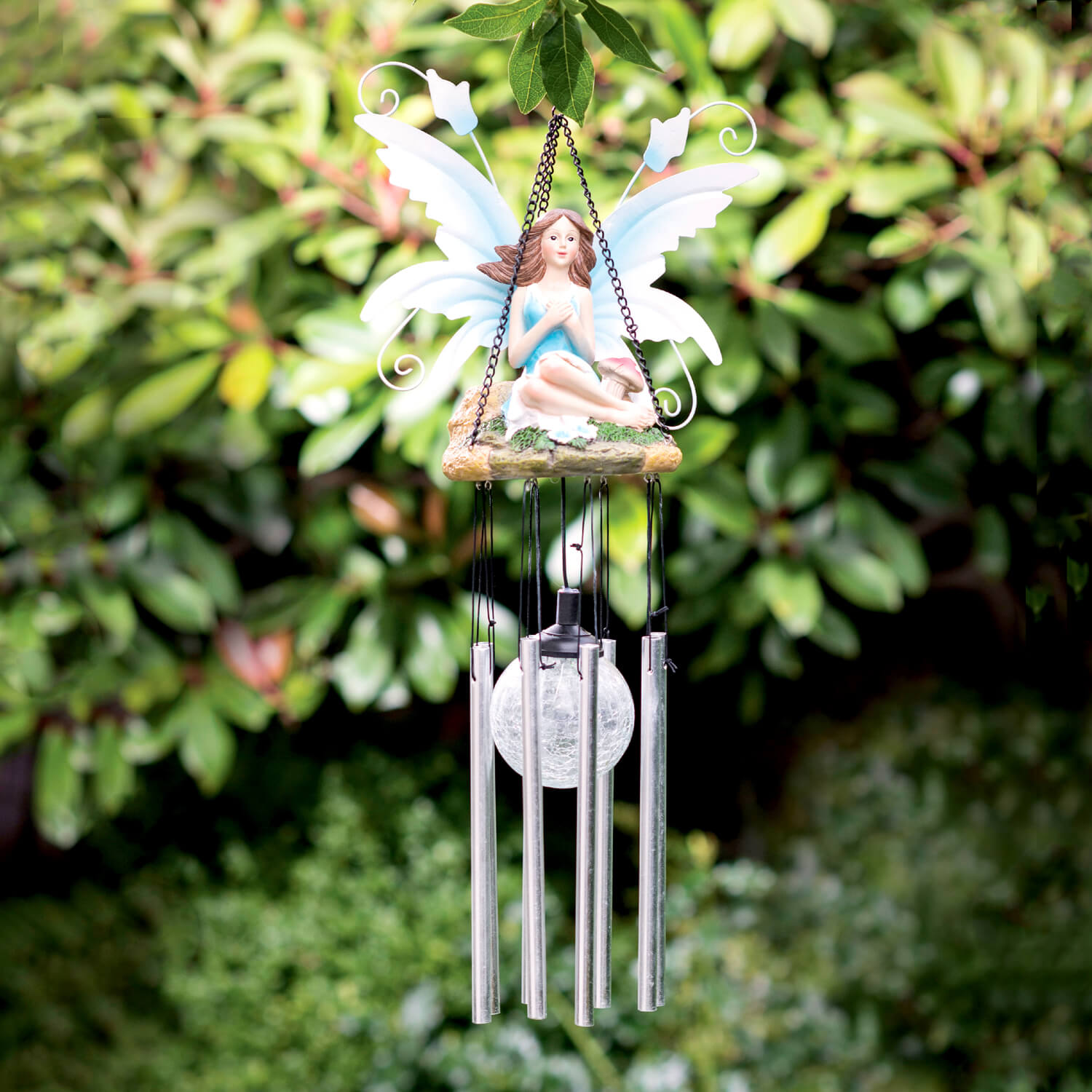 Fairy Windchime Solar Light Home More Fairy Windchime Solar Light 065187 Artful Garden 5397125013424