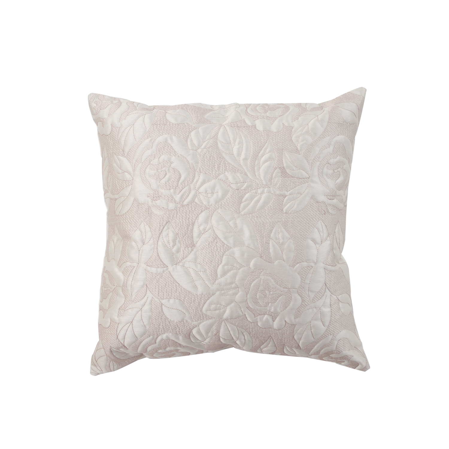Quilted Rose Cream & Gold Cushion Home Store + More