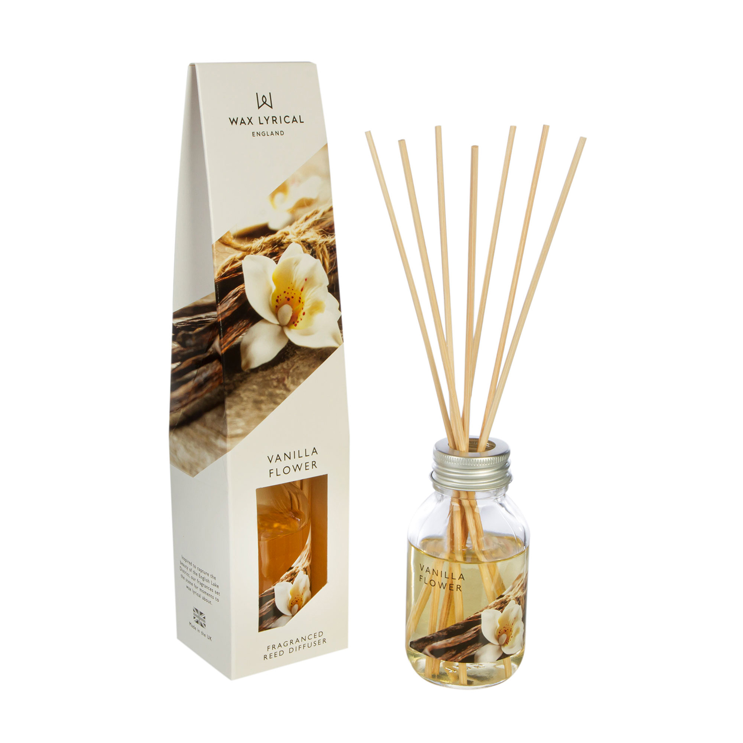 Wax Lyrical Vanilla Flower Reed Diffuser 100ml Home Store + More