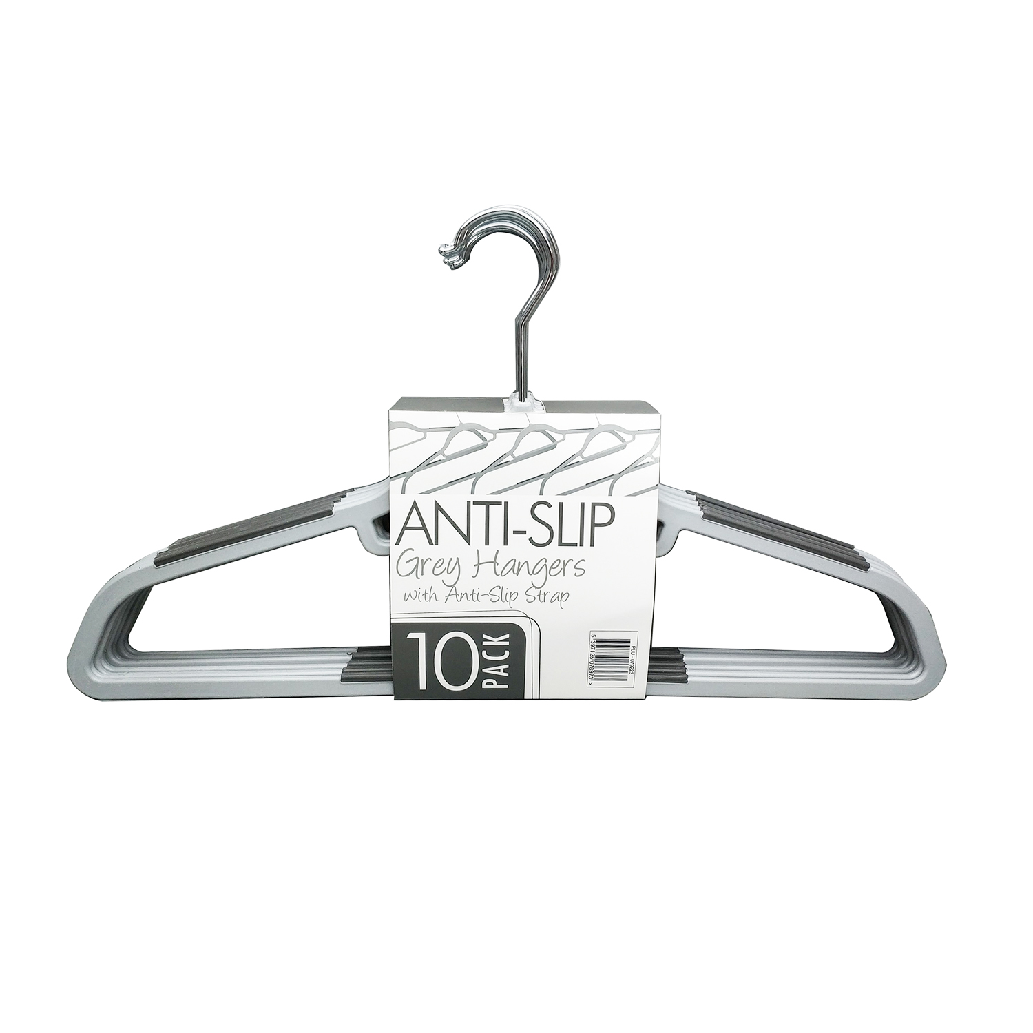 Skinny 10 Pack Grey Hangers with Anti Slip Home Store + More