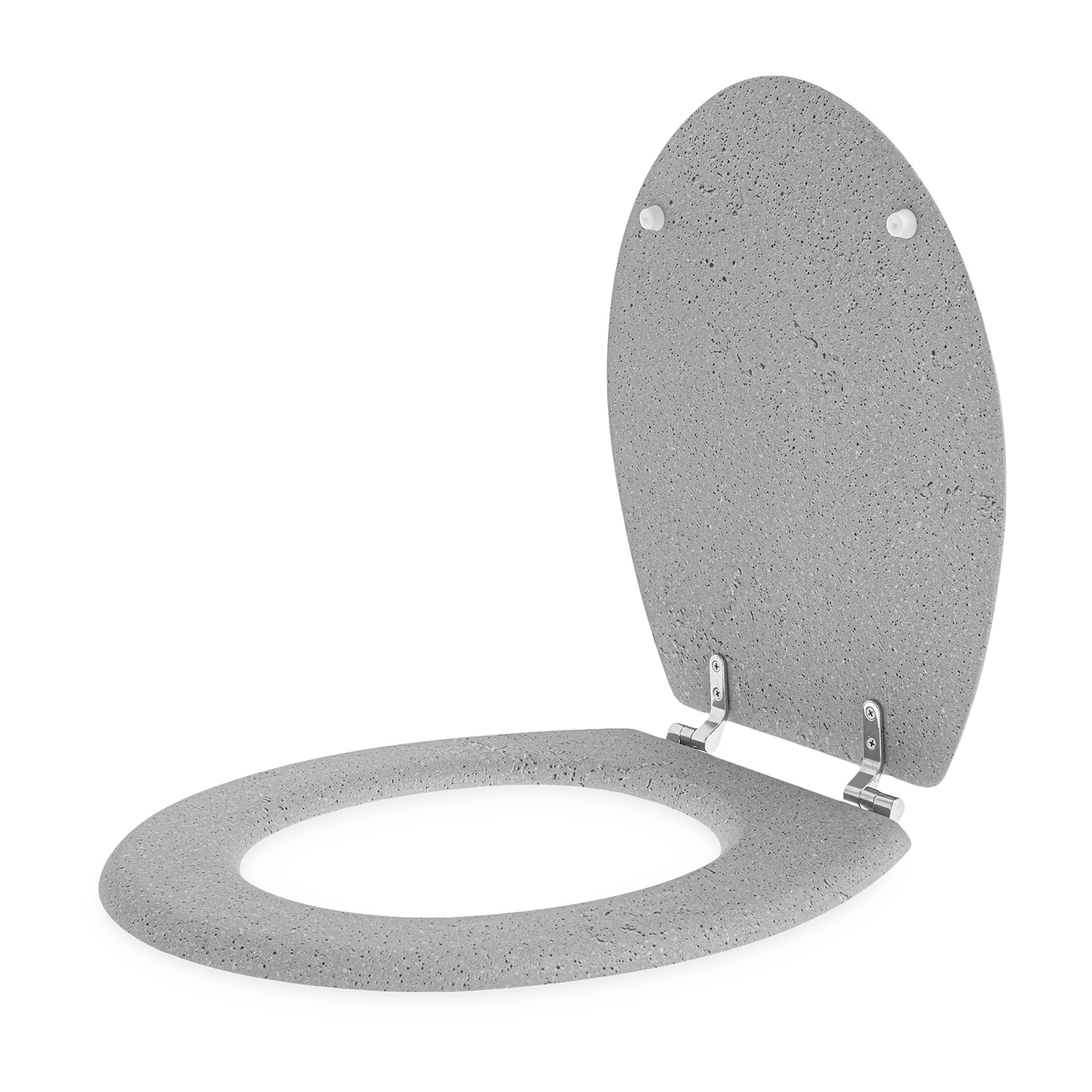 Stone Effect Toilet Seat Grey Home Store + More