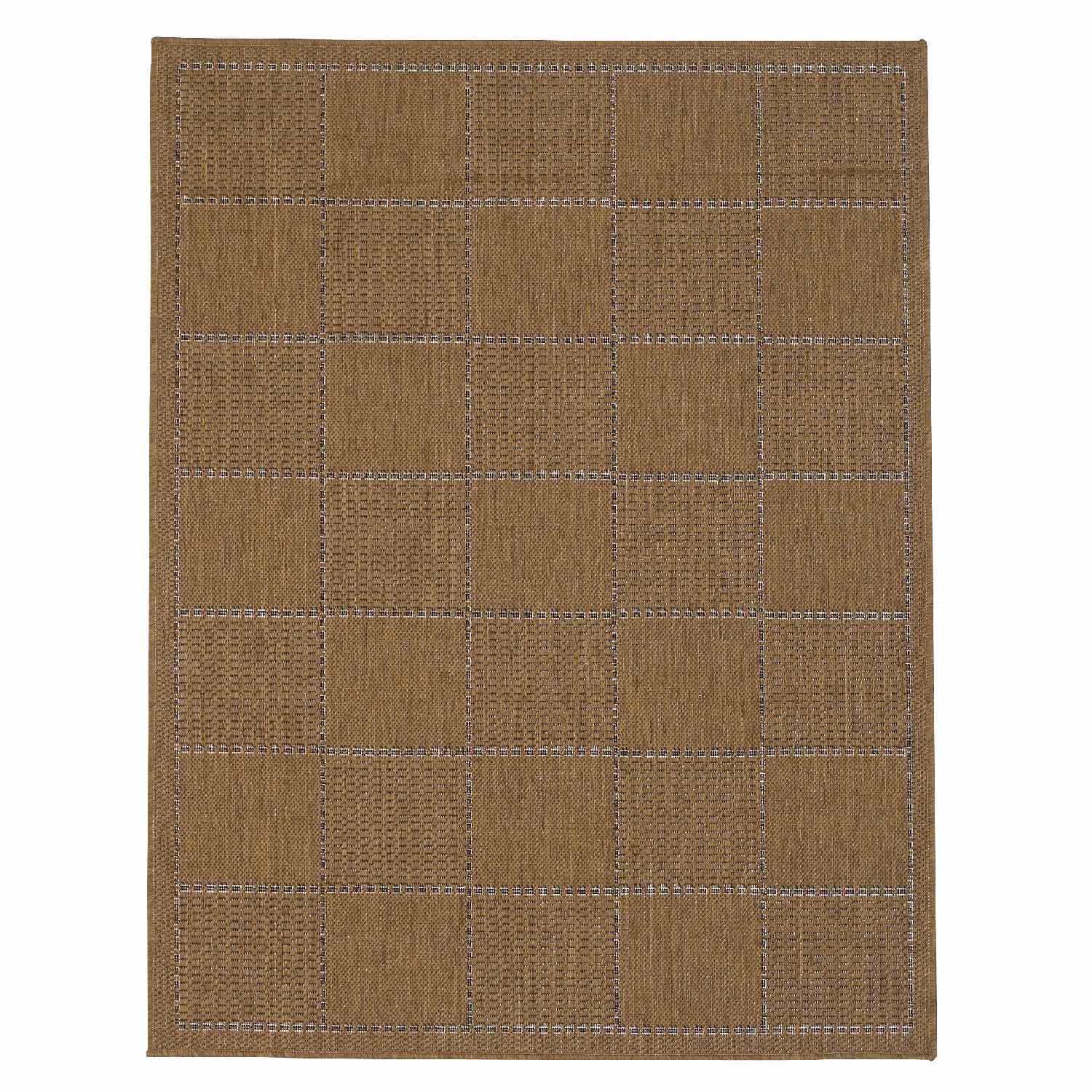 Checked Flatweave Doormat Natural 60x110cm Home Store + More