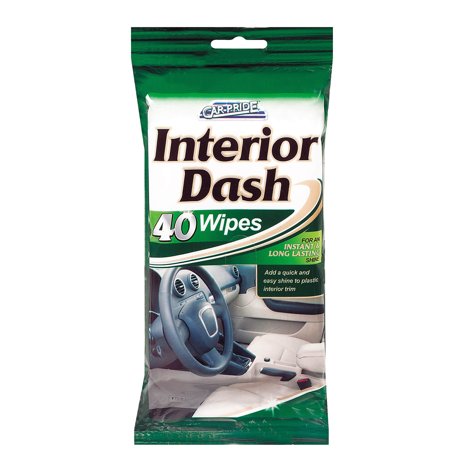 Car Interior Clean & Shine Wipes 40 Pack Home Store + More