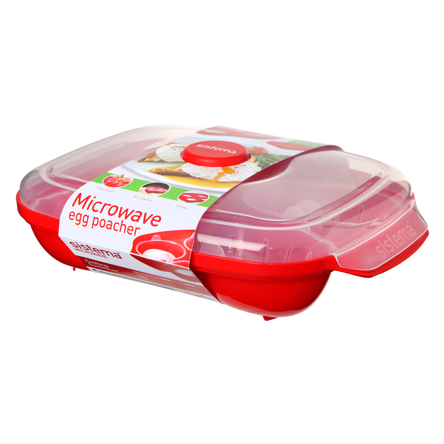 Sistema Microwave 4 Egg Poacher Home Store + More