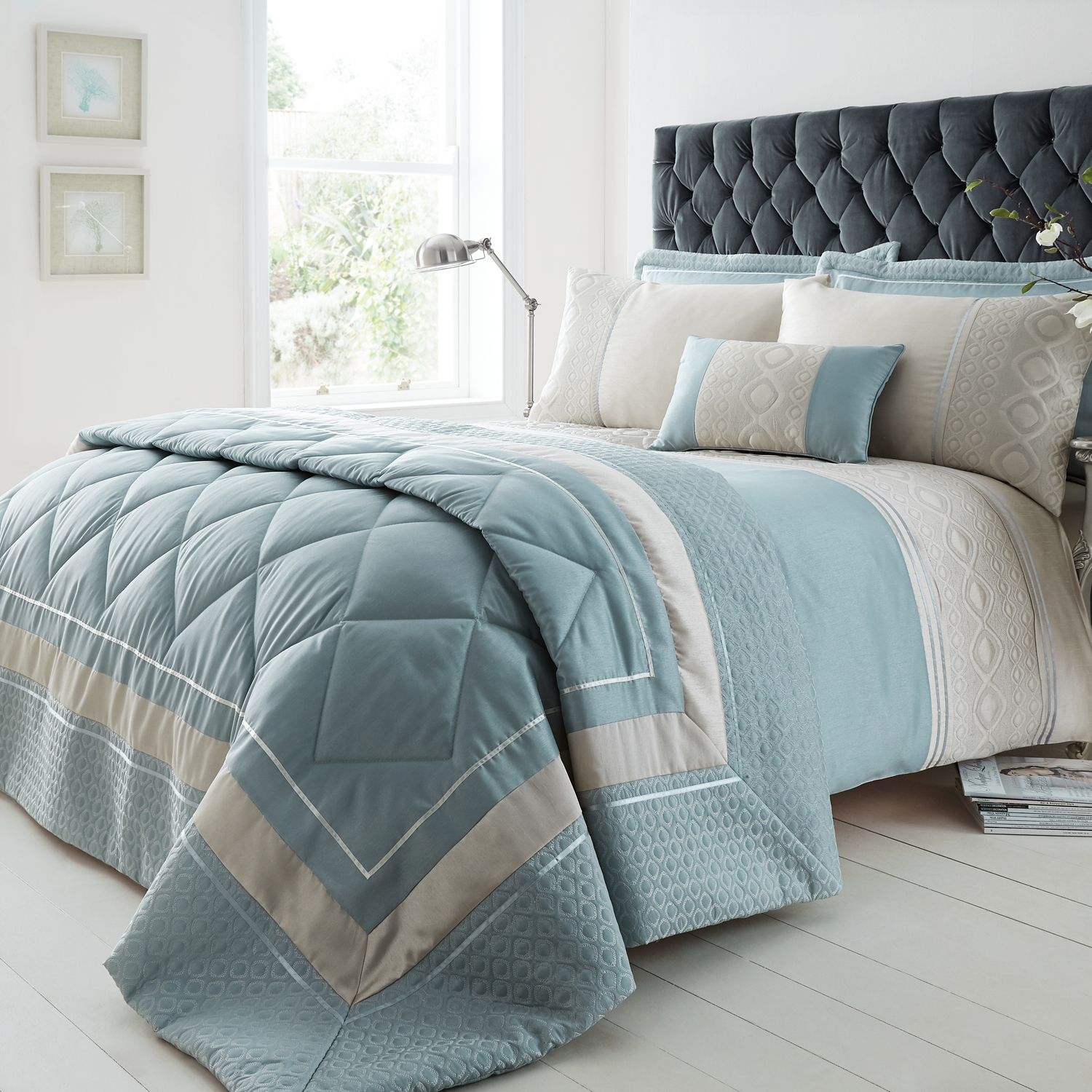 Luxury Geo Duvet Set Home Store More