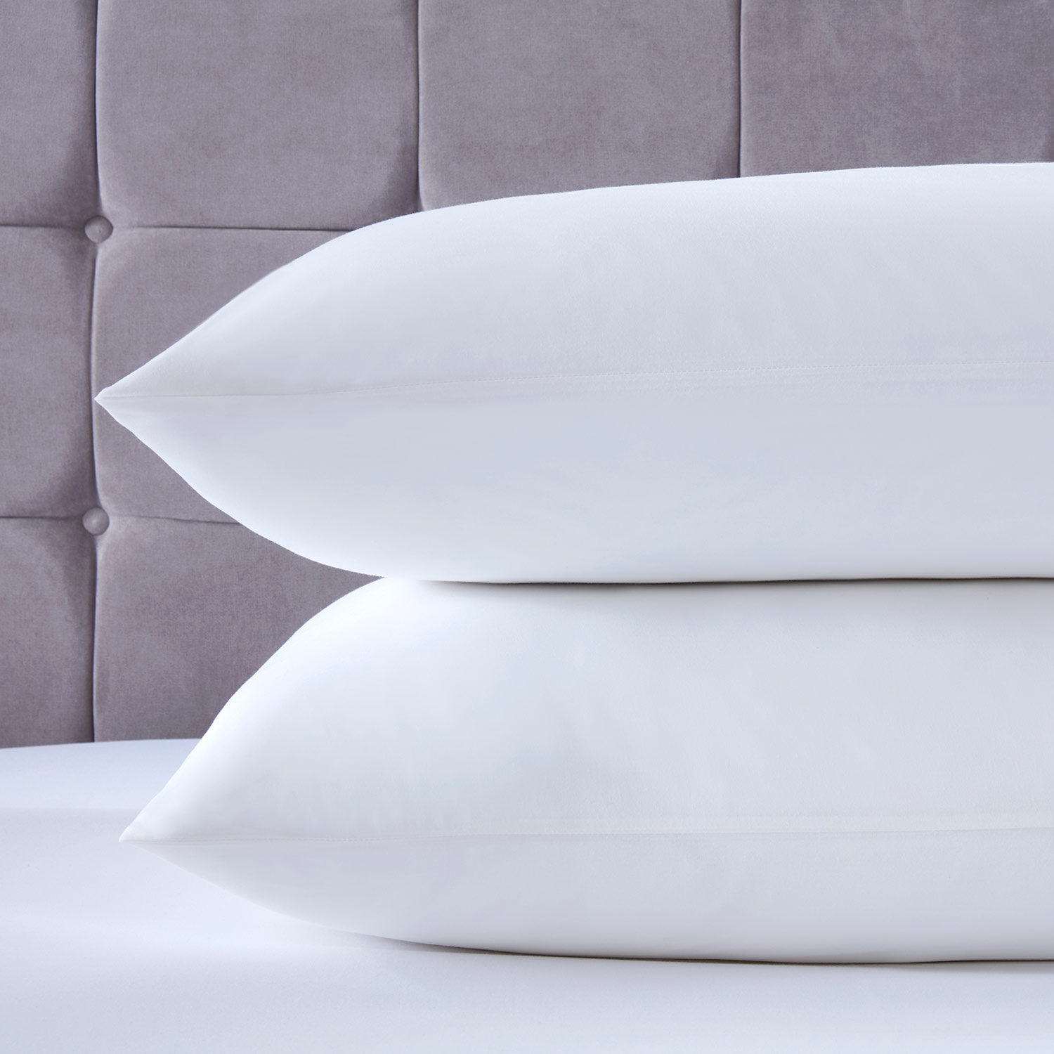 200TC Cotton Housewife Pillowcase Pair White Home Store + More