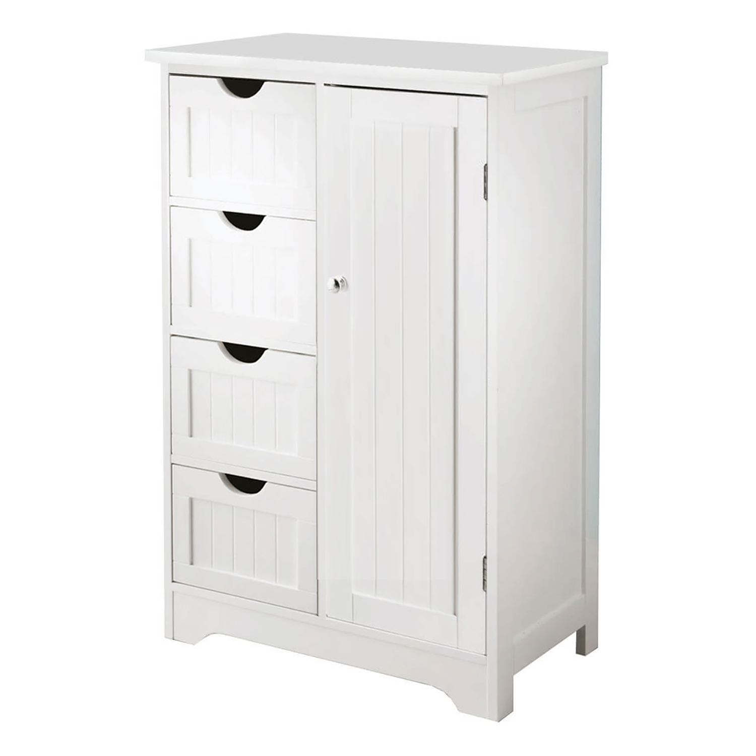 Porto Bathroom Cabinet With 4 Drawers Shelves Home Store More