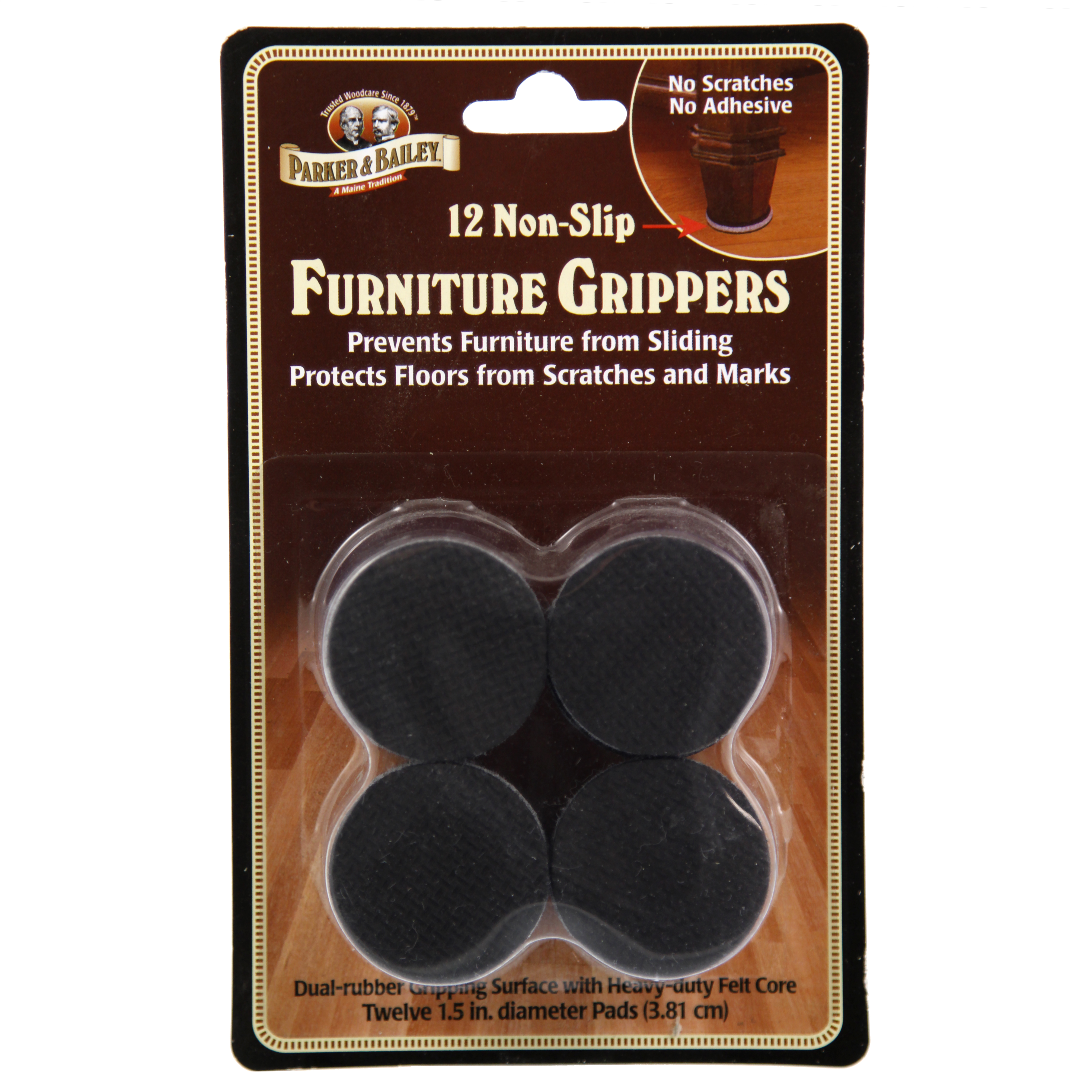 Nonslip Furniture Grippers 12 Pack Home Store More