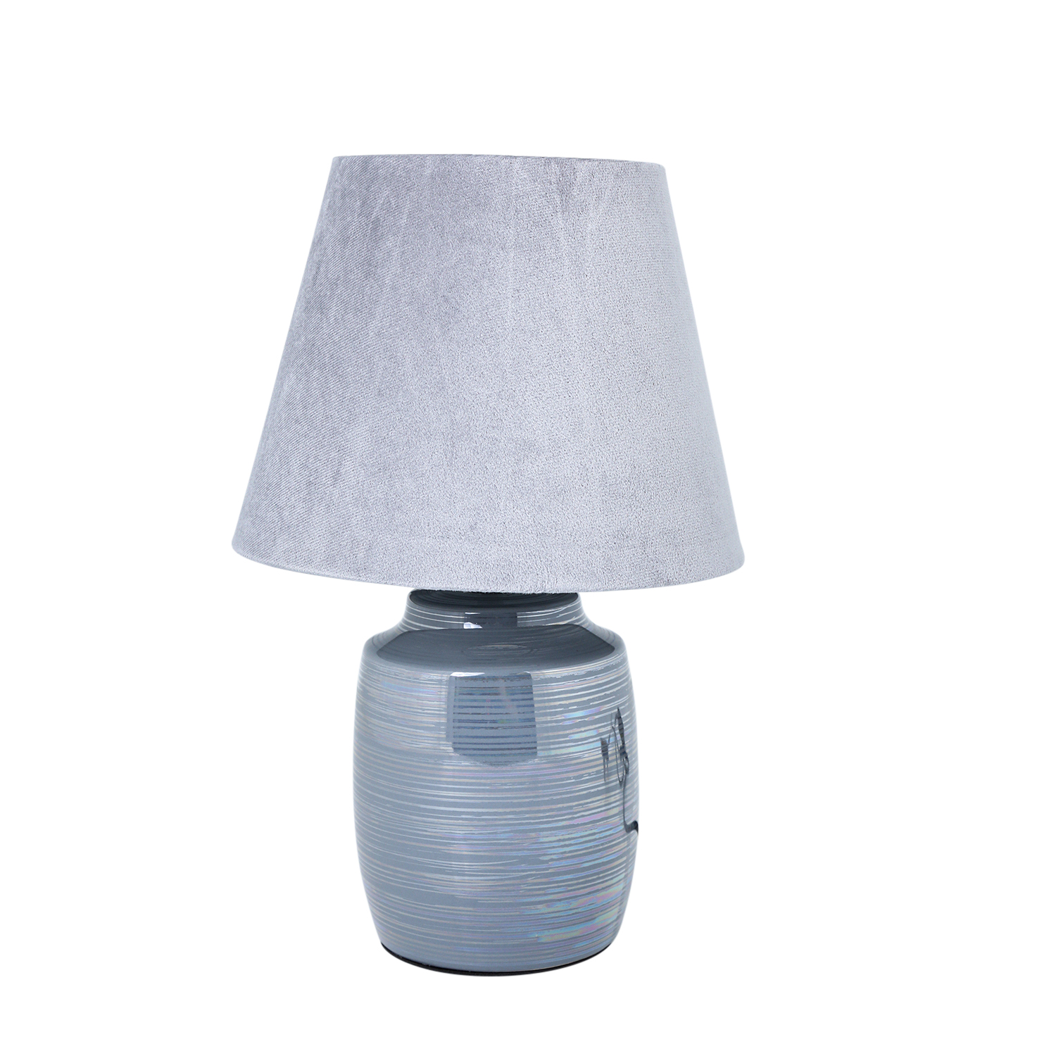 Glazed Table Lamp Grey Home Store + More