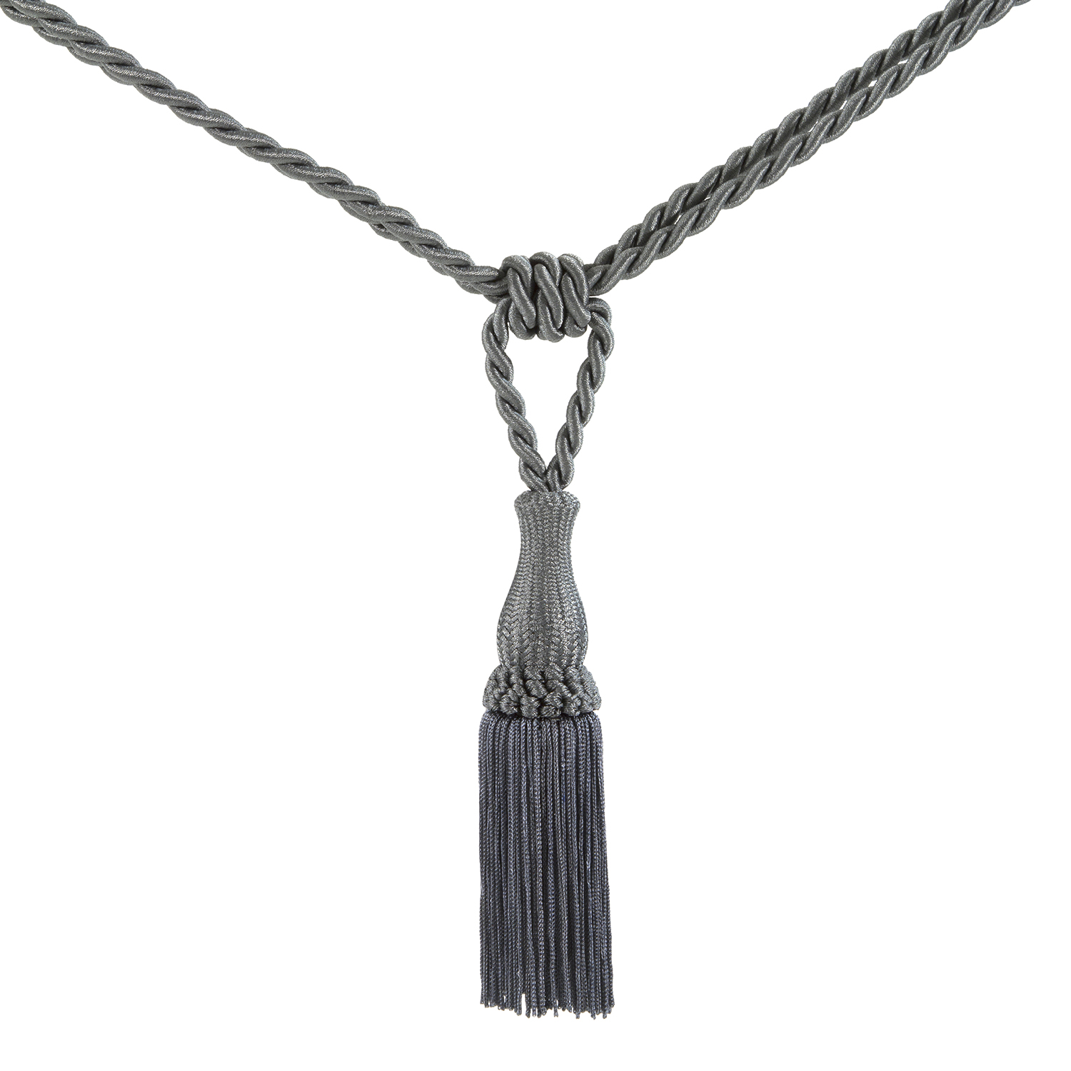 Elegance Small Rope Charcoal Tieback Home Store More