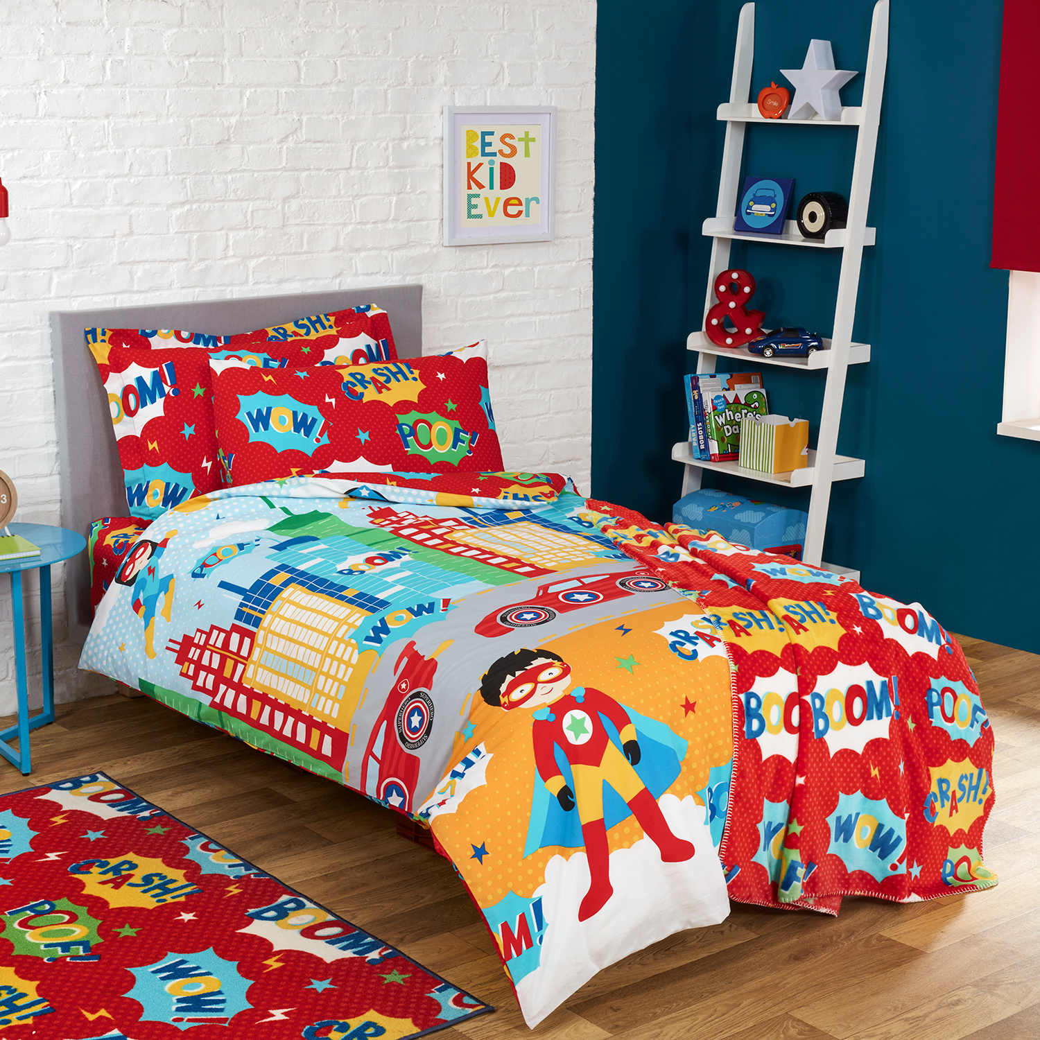 Superhero City Duvet Set Multi 084915