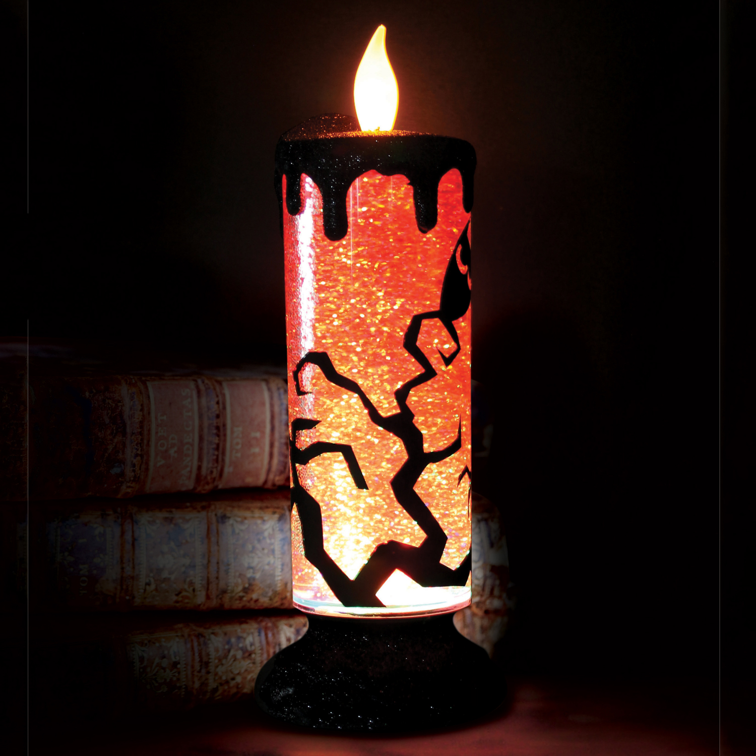 Images Halloween Swirling Glitter Candle Images Halloween Swirling Glitter Candle
