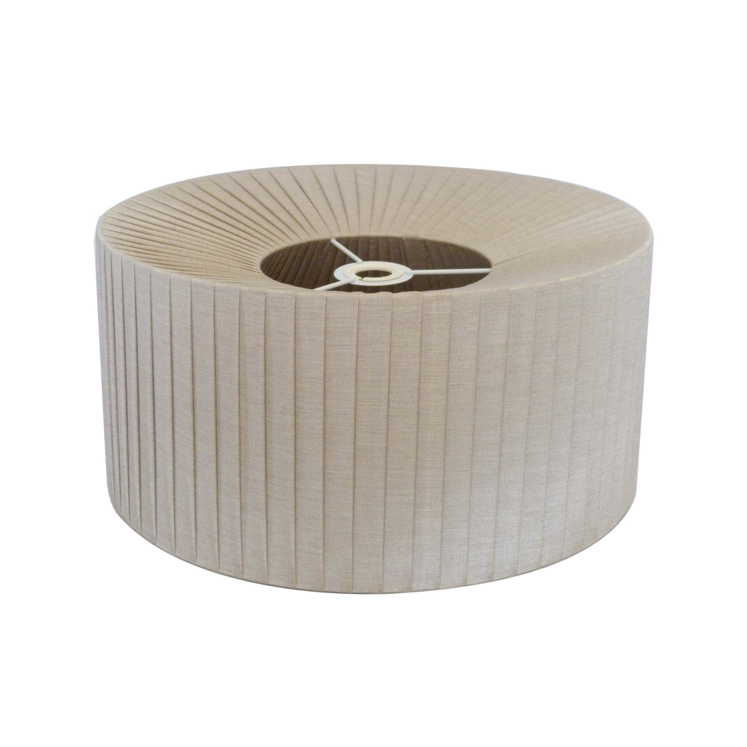 Mink Faux Silk Large Knife Pleat Shade Home Store + More