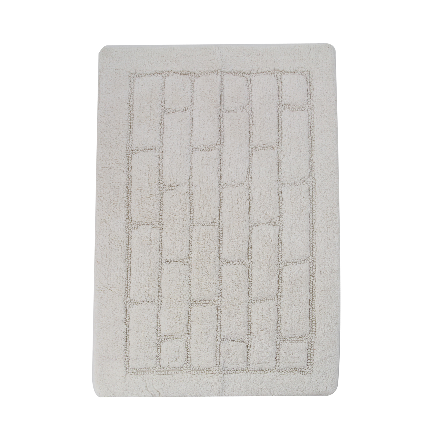 Cotton Brick Bath Mat Cream Home Store + More