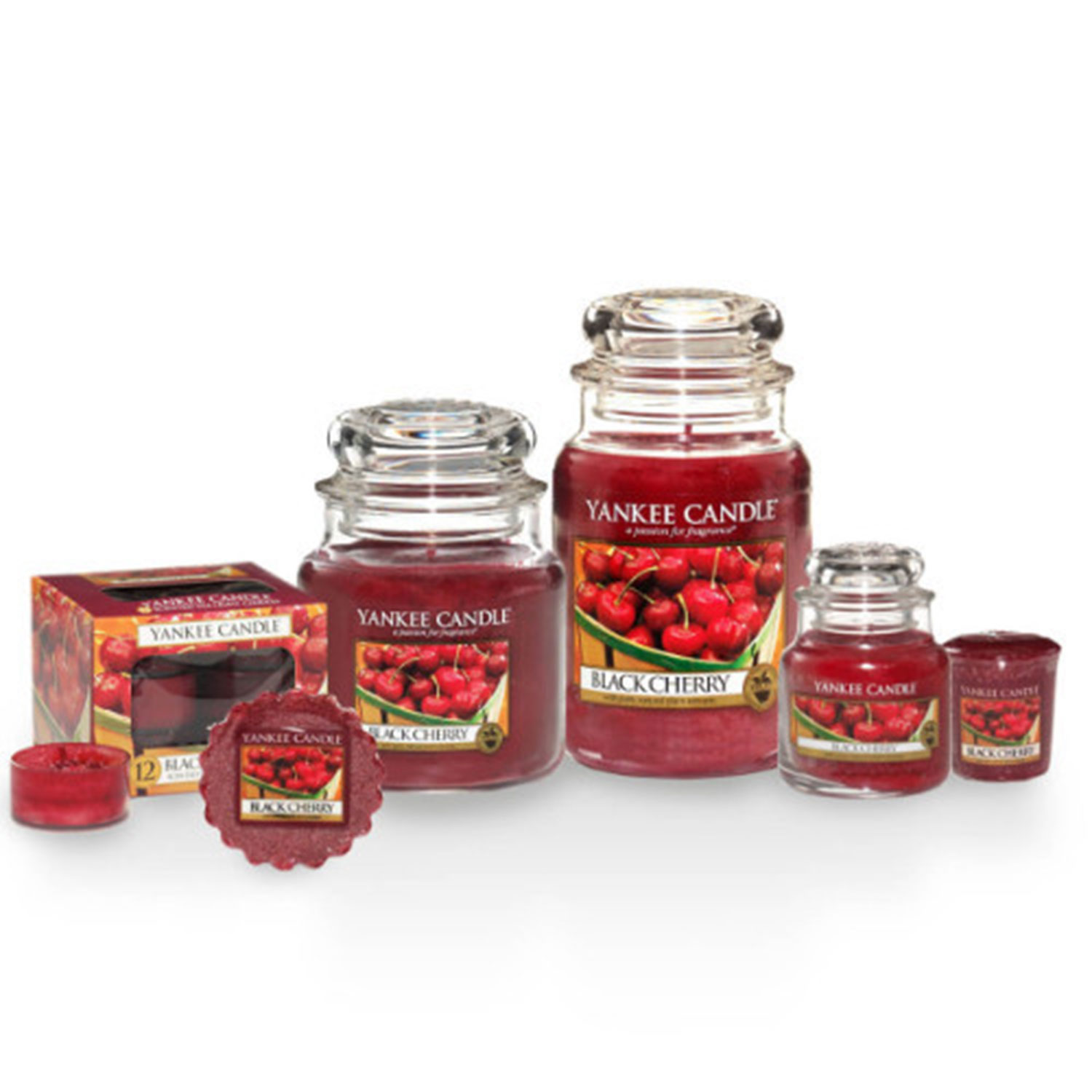 Yankee Candle Black Cherry Medium Jar Home Store + More