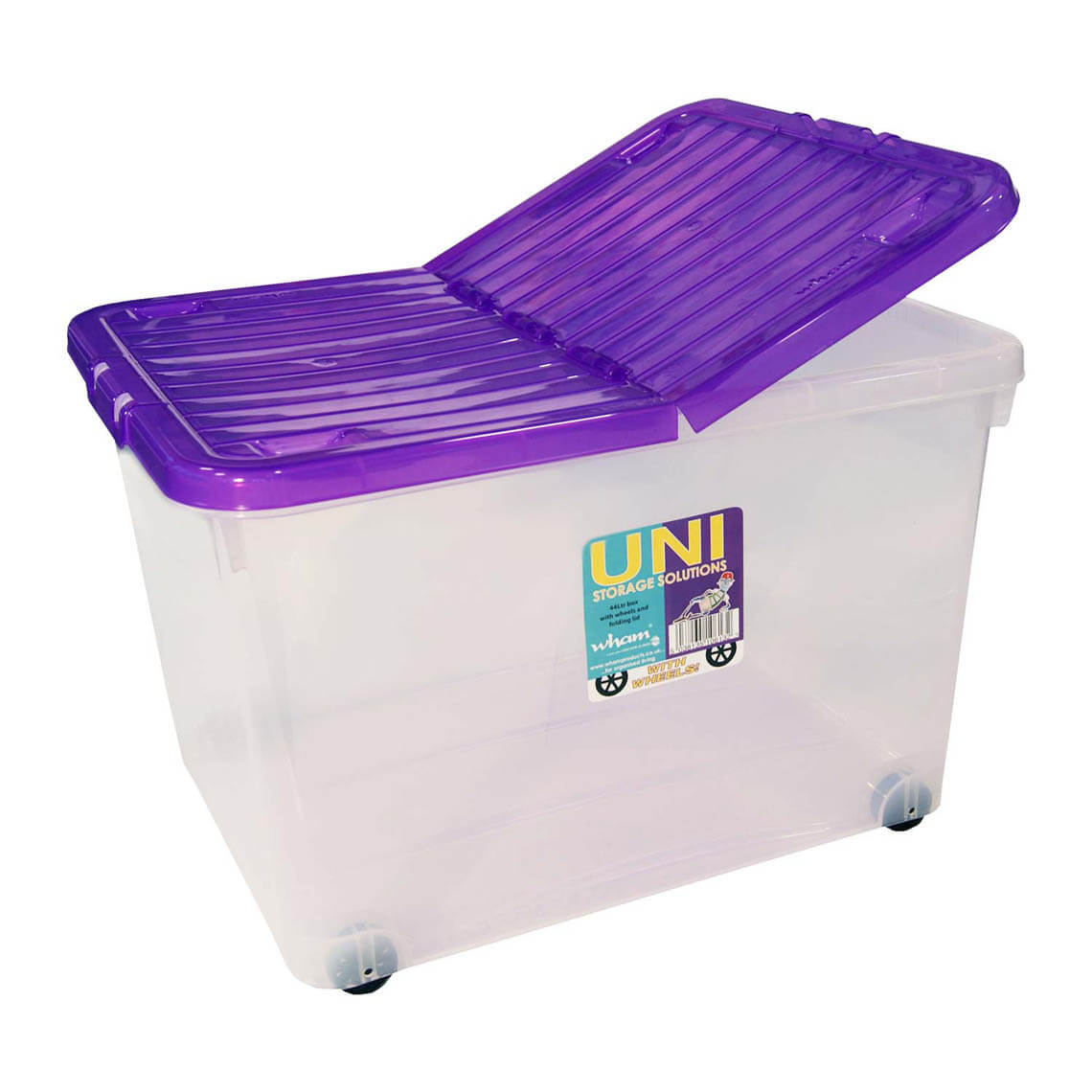Storage Container with Wheels 44 Litres Home Store + More