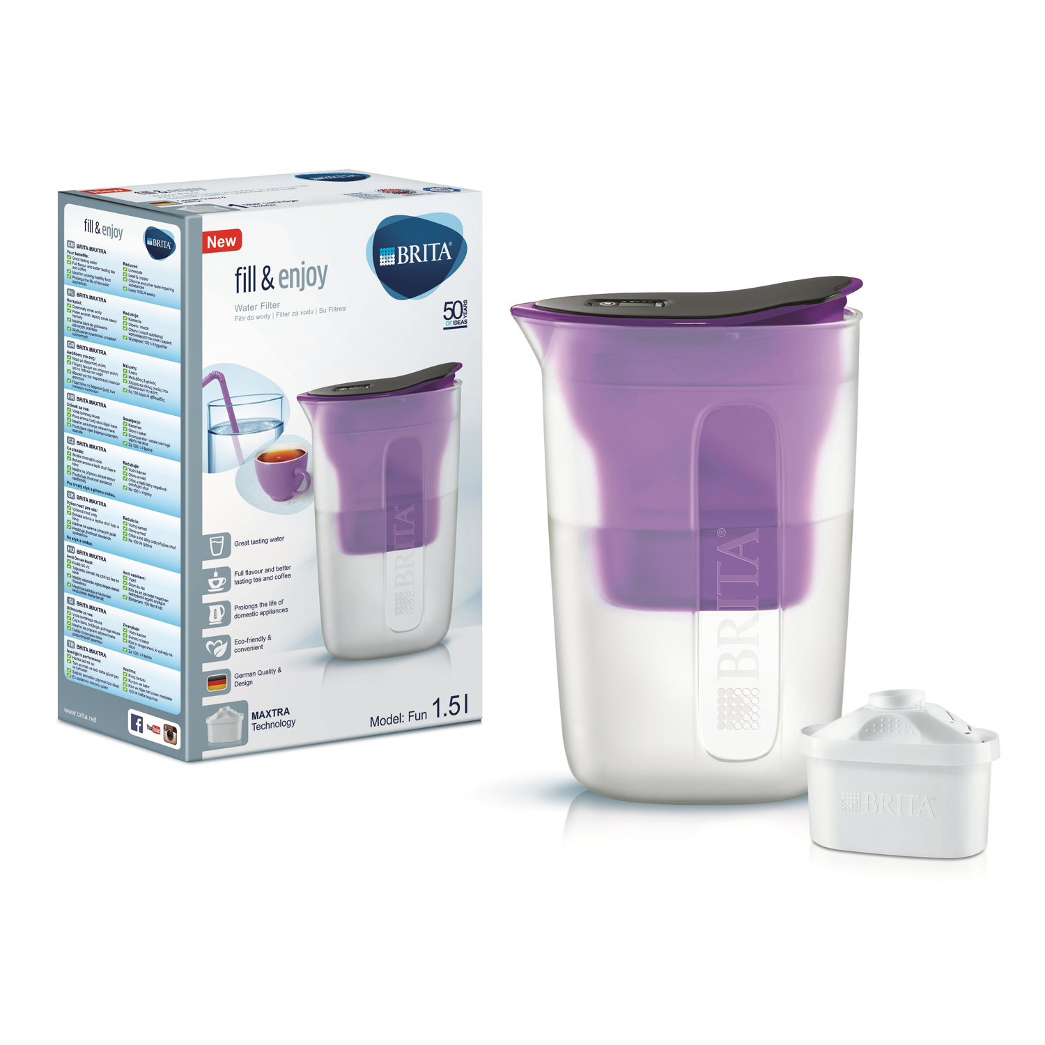 Brita Fun Purple Water Jug Home Store + More